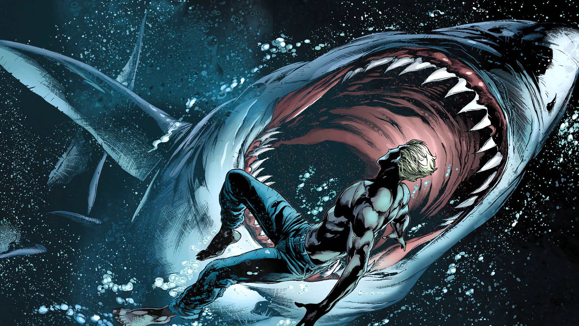 aquaman, dc comics, 1080P, superhero, d c, HD Wallpaper