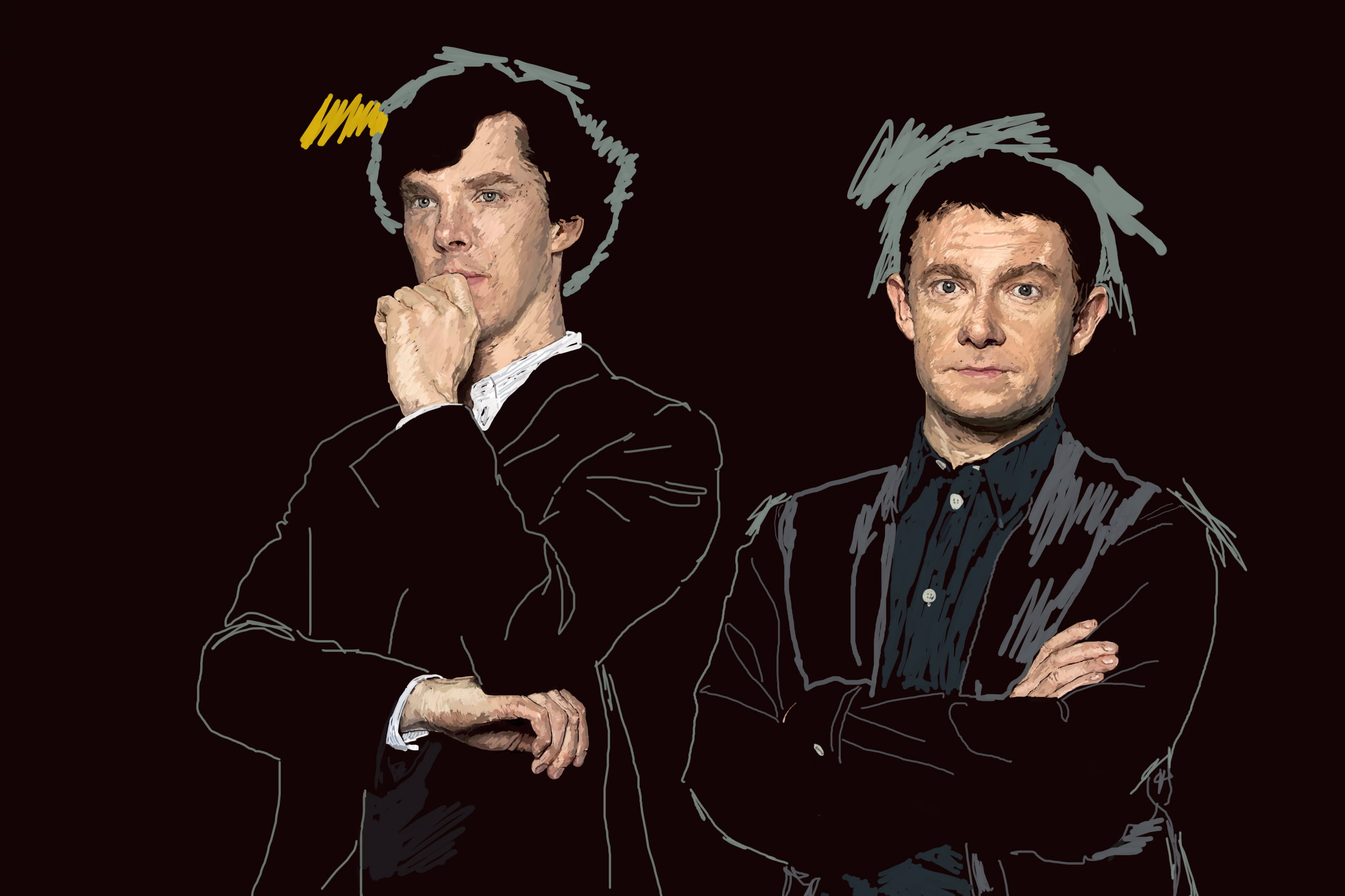 1080P, Sherlock Holmes, Martin man, Sherlock, Benedict Cumberbatch, HD Wallpaper