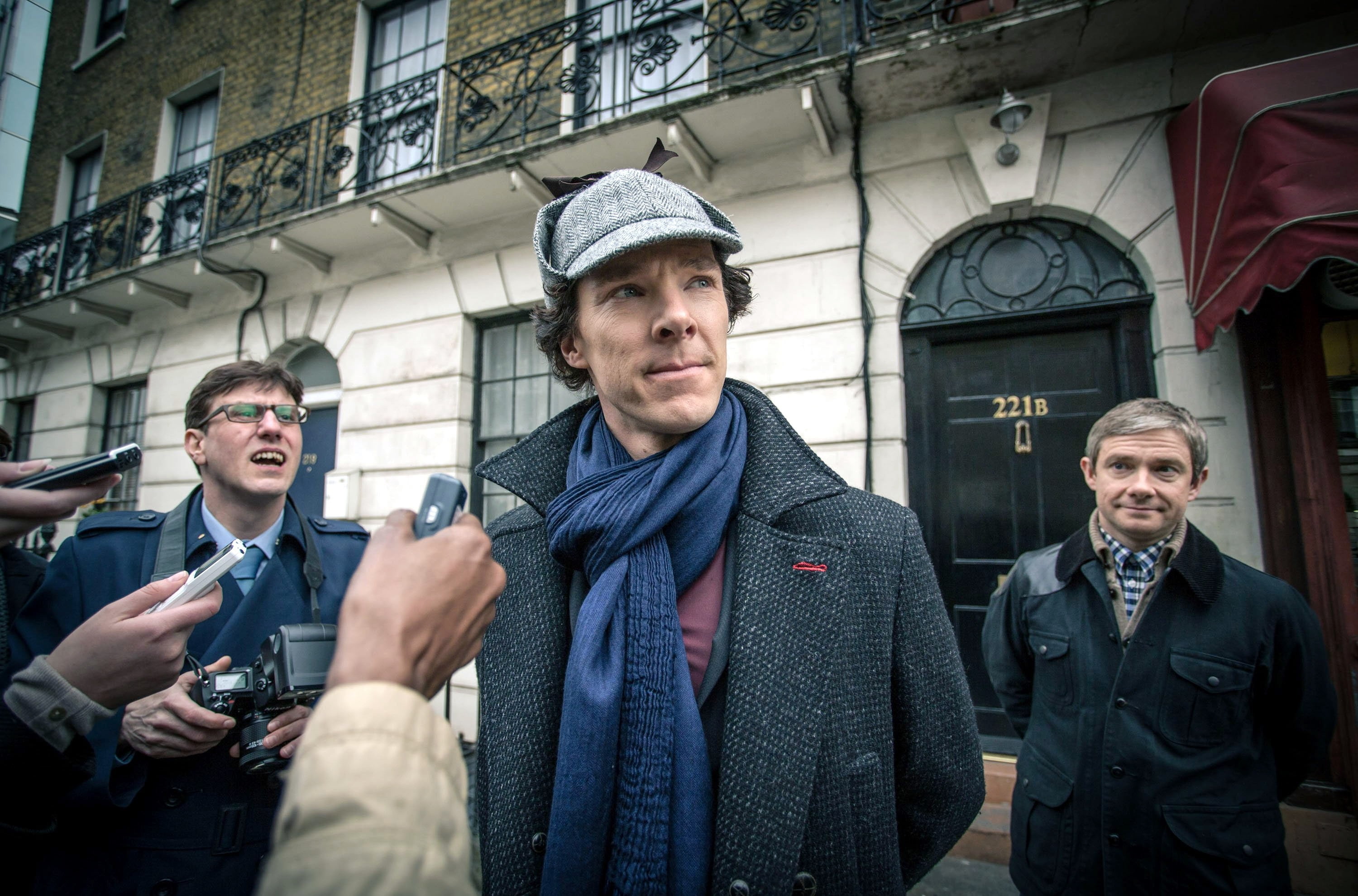 2K, Sherlock Holmes, Martin man, Benedict Cumberbatch, Sherlock, HD Wallpaper