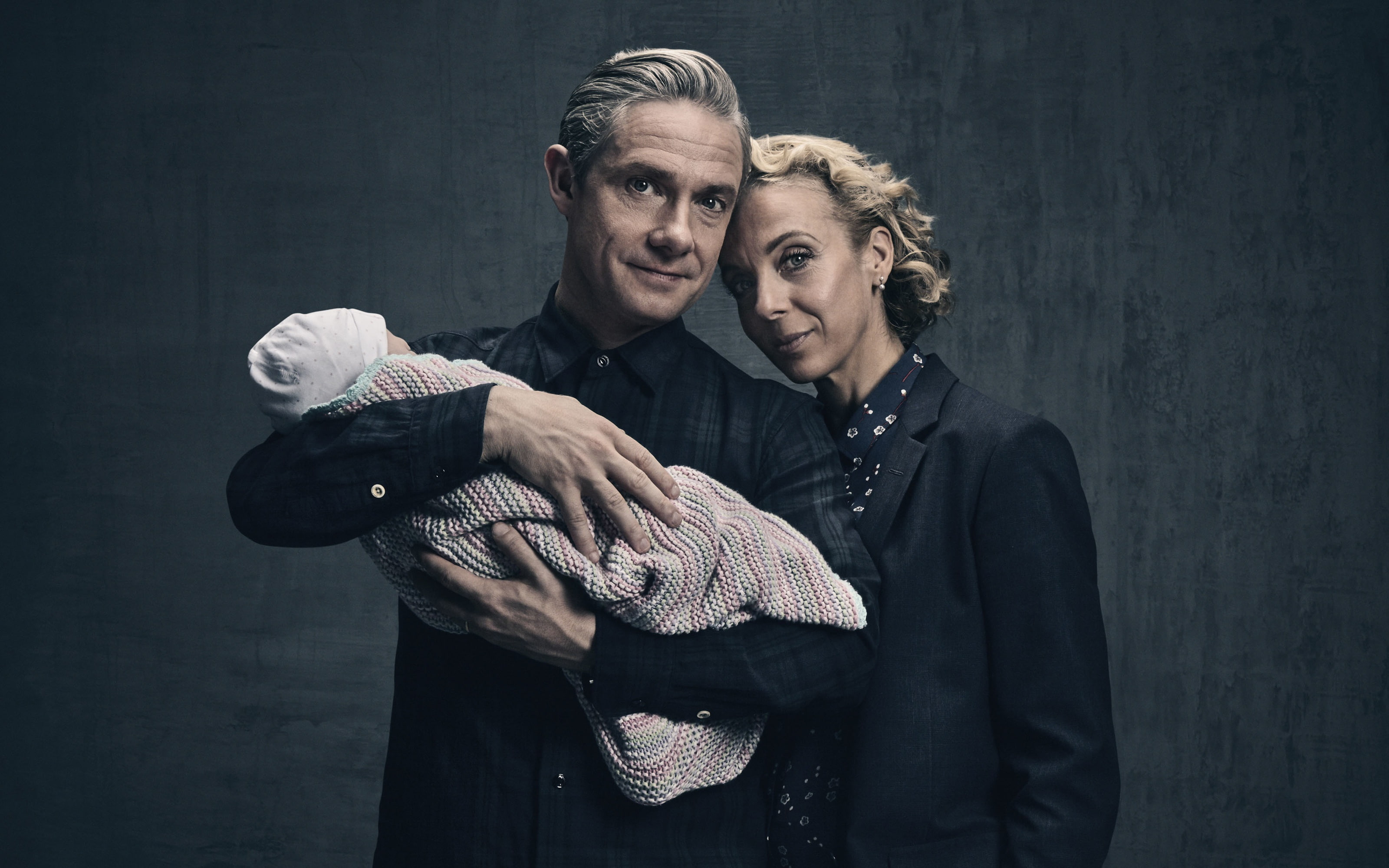 the series, 2017, Sherlock, Dr. John Watson, British actress of film and television, Amanda Abbington, BBC, 2K, Mary Watson, Martin Freeman, British film, HD Wallpaper