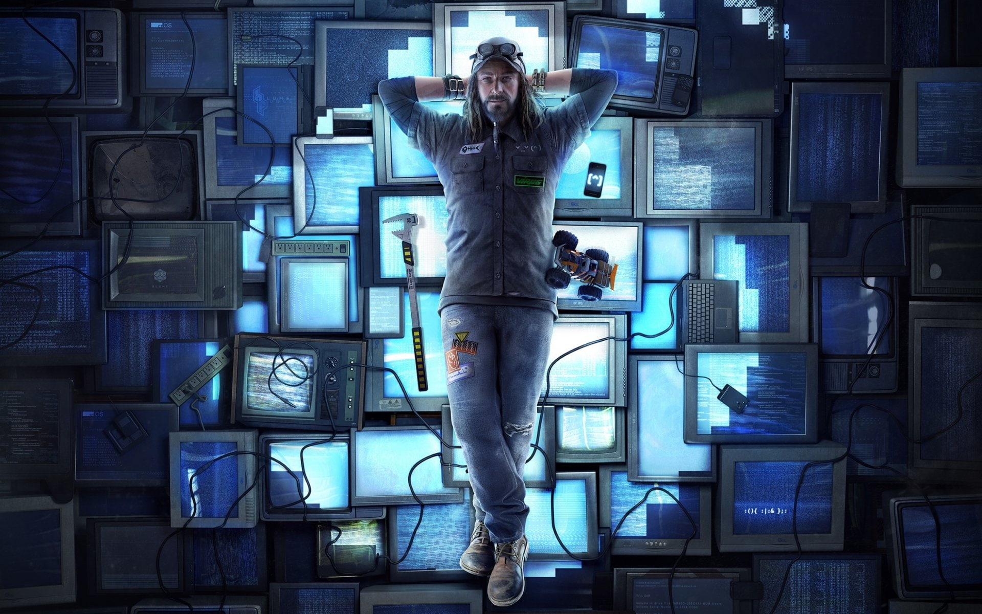 1080P, Video Game, Watch Dogs: Bad Blood, Watch Dogs, Raymond " T-Bone" Kenney, HD Wallpaper