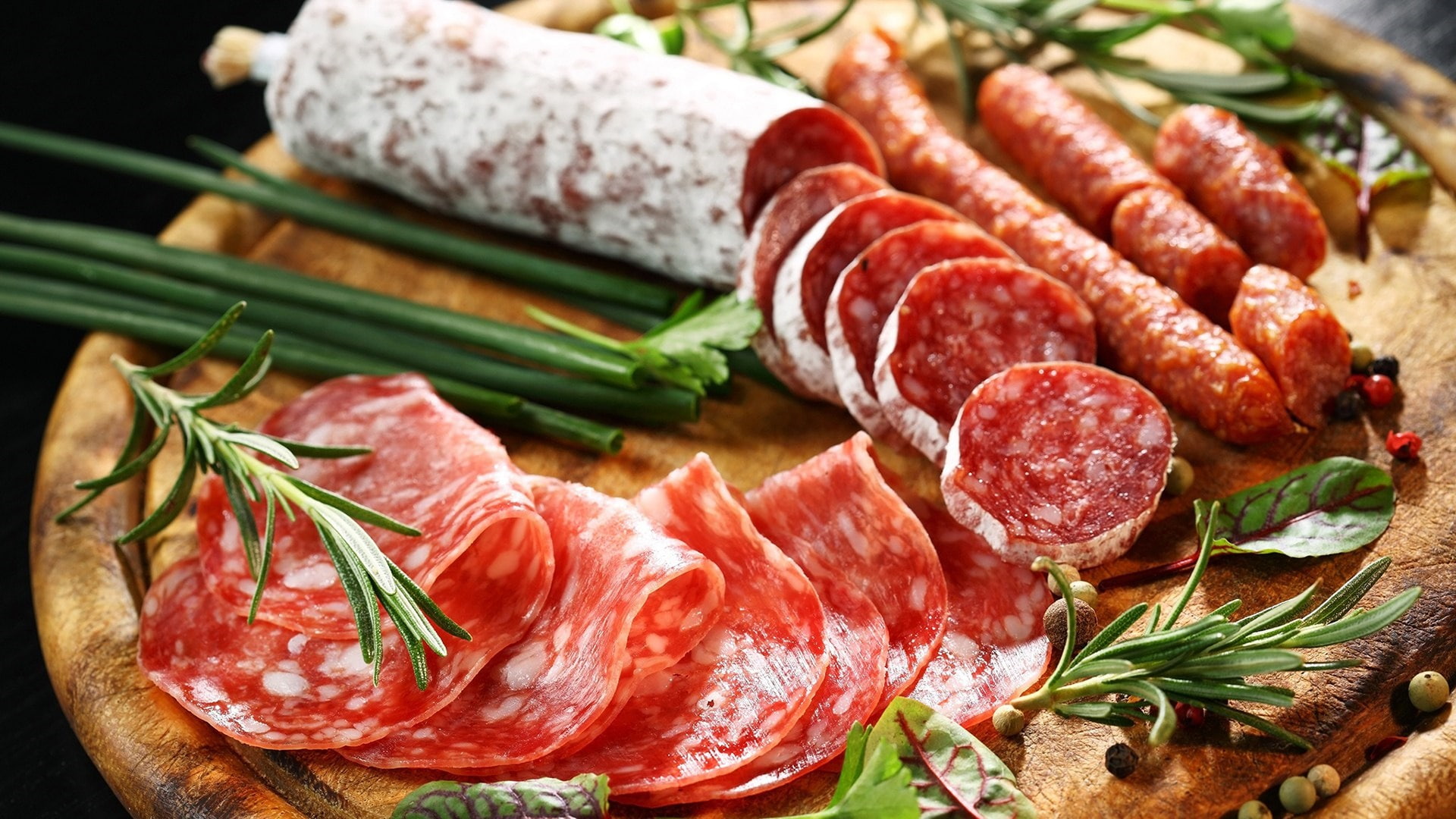 animal source foods, cold cut, italian food, italian, meat, chorizo, 1080P, salami, HD Wallpaper