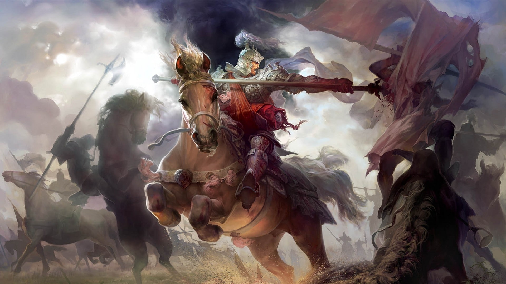 fantasy art, abstract, Video Games, 1080P, hd, art, x, games, video, fantasy, magic, might, heroes, HD Wallpaper