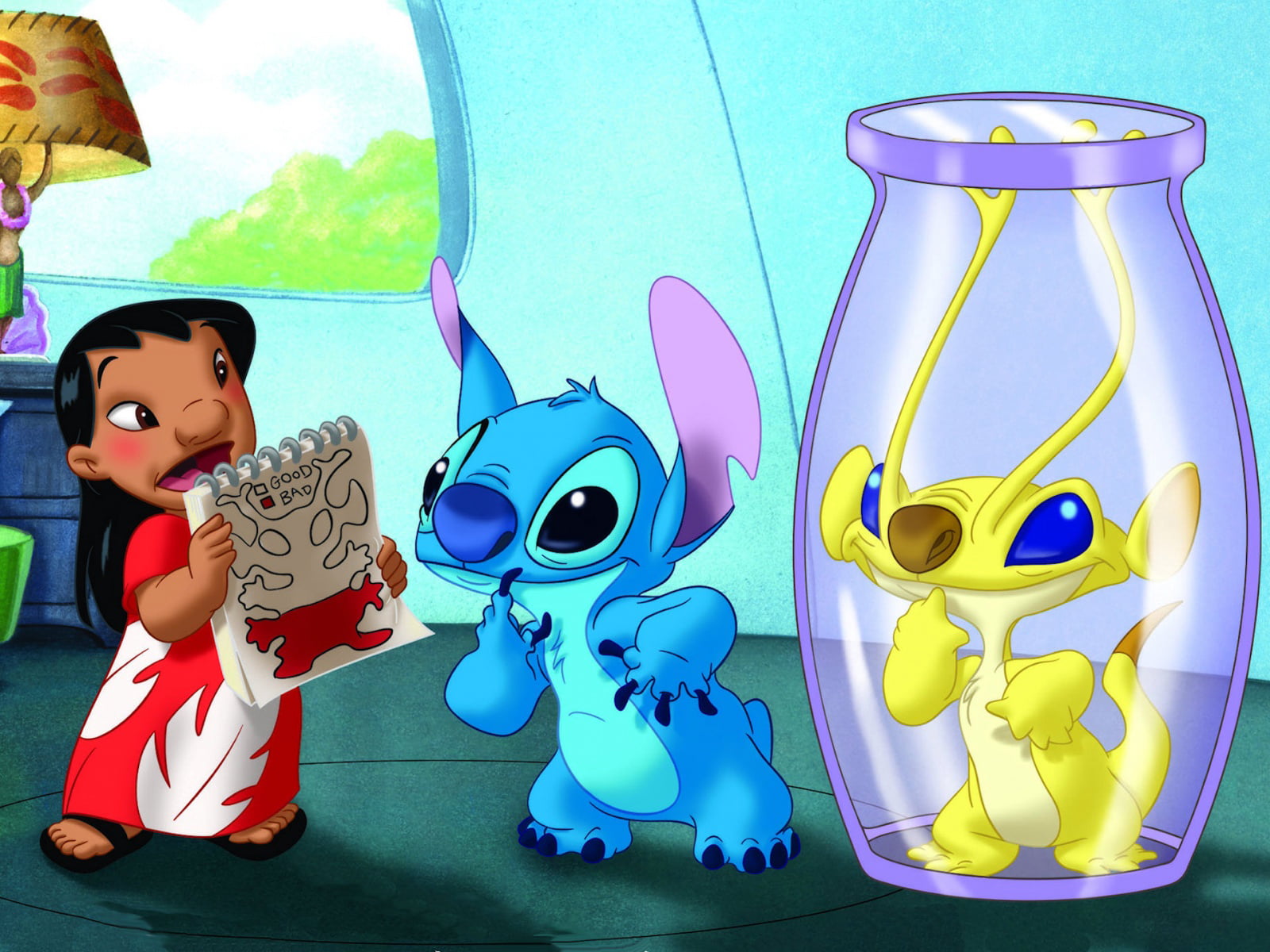 human representation, cartoon, good, Cartoons, childhood, craft, toy, blue, day, indoors, lilo, illustration, multi colored, high angle view, representation, HD Wallpaper