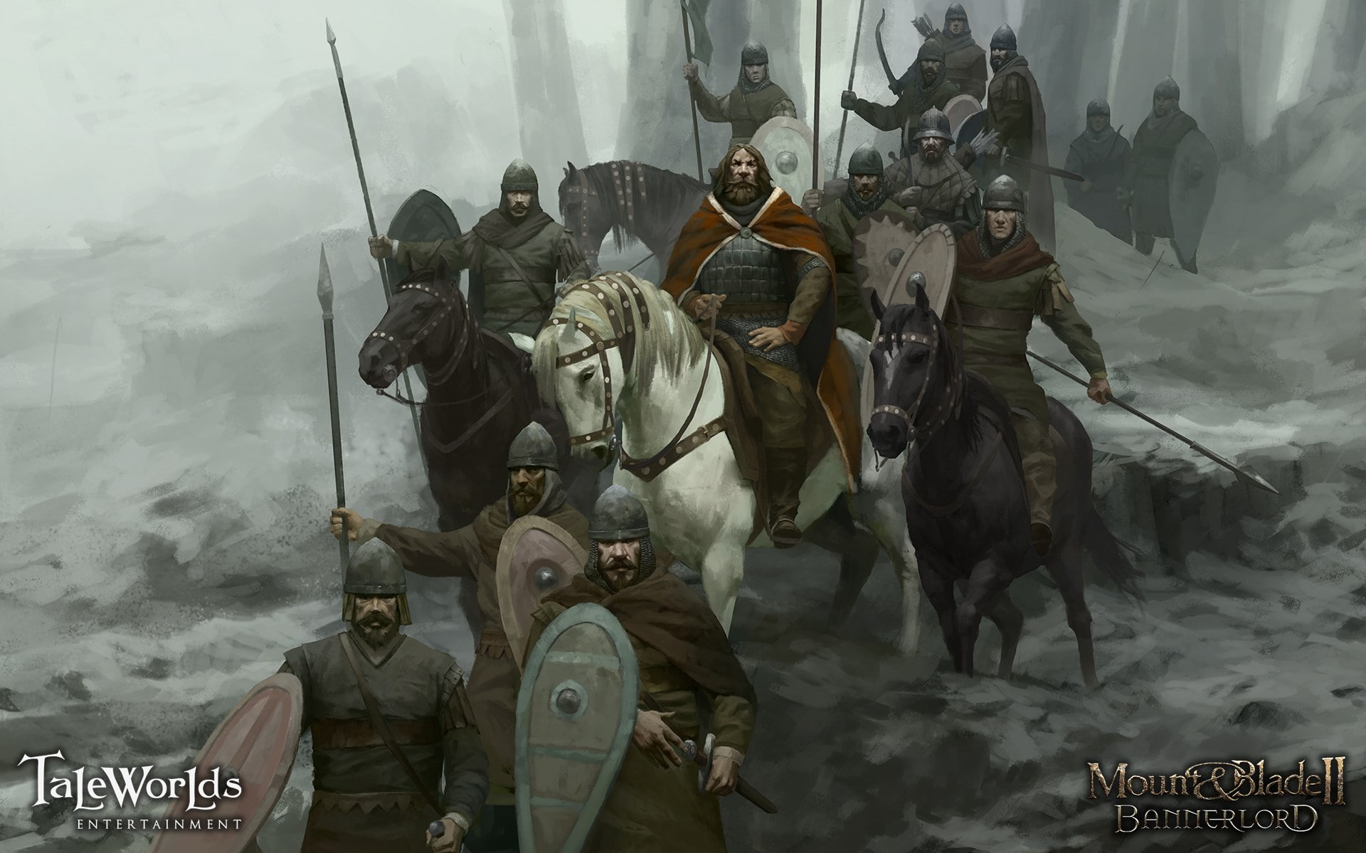 animal wildlife, mammal, people, livestock, mount and blade ii bannerlord, uniform, government, smoke - physical structure, art and craft, nature, outdoors, HD Wallpaper