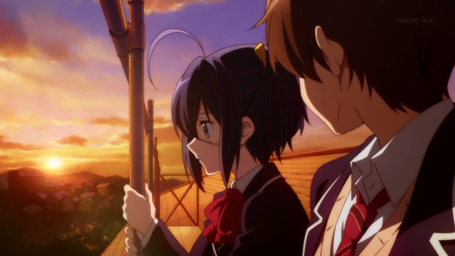 1080P, Chunibyo and Other Delusions, Yūta Togashi, Rikka Takanashi, Love, Anime, HD Wallpaper