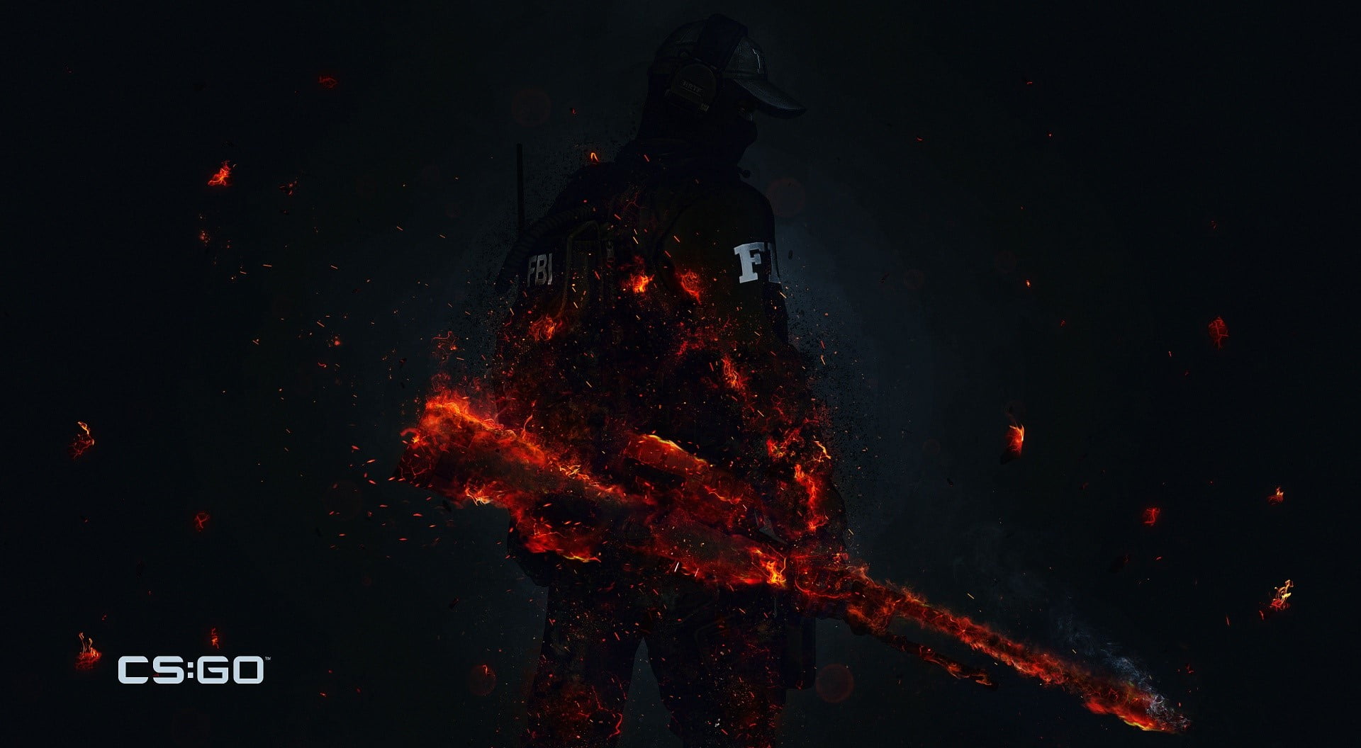 art installation, CS:GO Team, Games posters, 1080P, HD Wallpaper