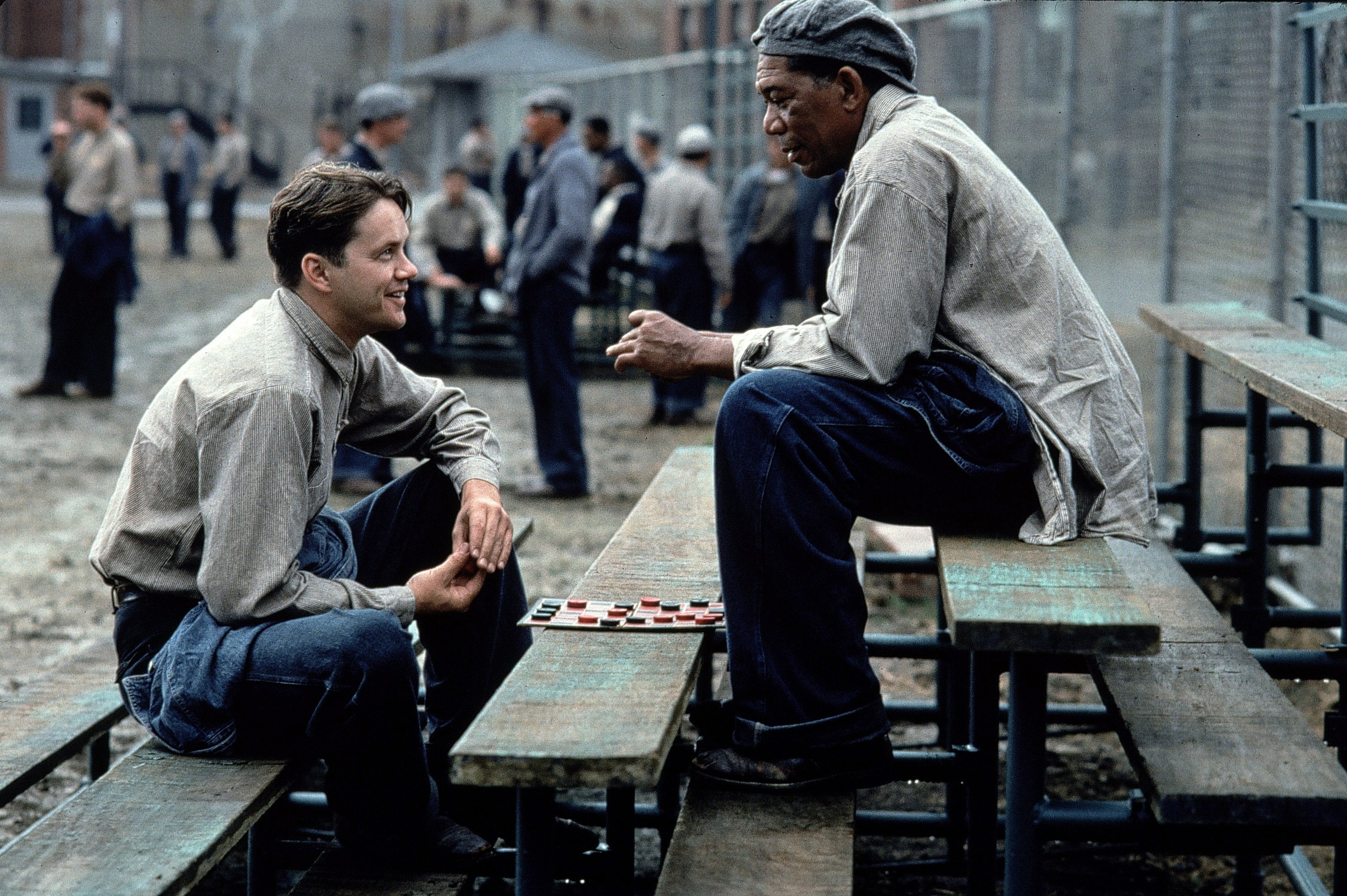 Movie, The Shawshank Redemption, 2K, Tim Robbins, Morgan man, HD Wallpaper