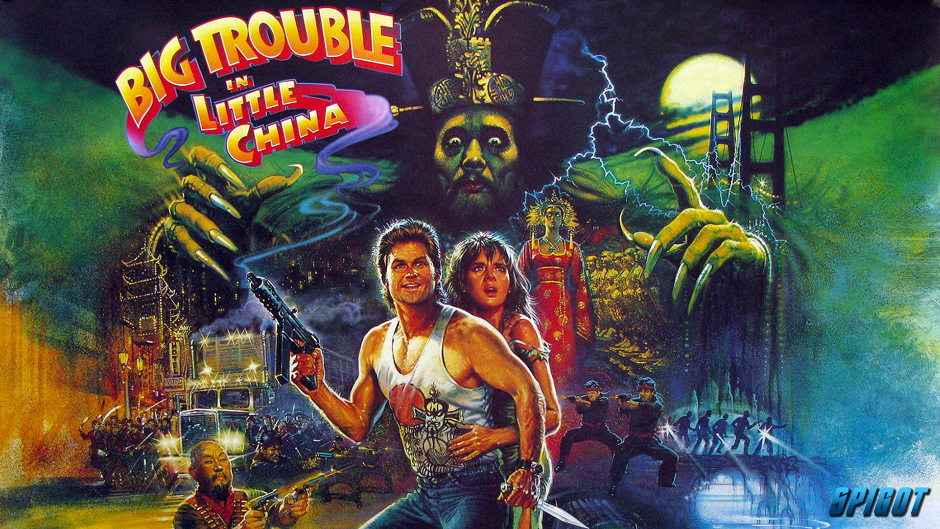 Gracie Law, movie poster, Jack Burton, 1080P, big trouble in little china, HD Wallpaper
