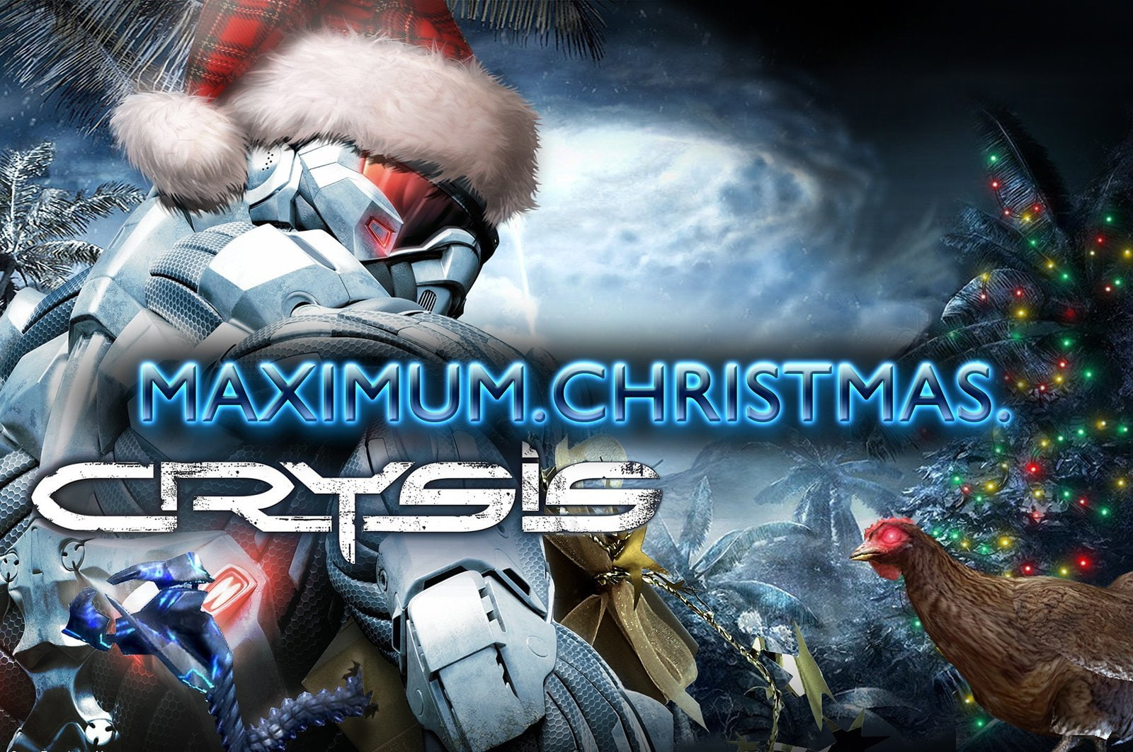 sci, anime, male likeness, representation, FPS, 1600x1062 px, text, santa hat, santa claus, Futuristic, human representation, decoration, christmas decoration, HD Wallpaper