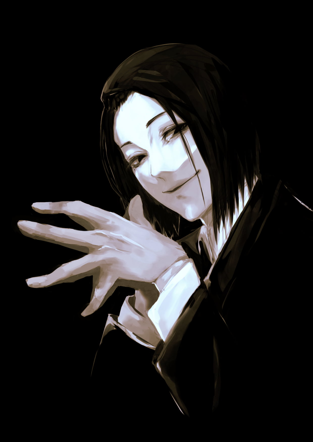 720P, anime boys, furuta nimura, painting, smiling, suits, Tokyo Ghoul:re, Phone HD Wallpaper