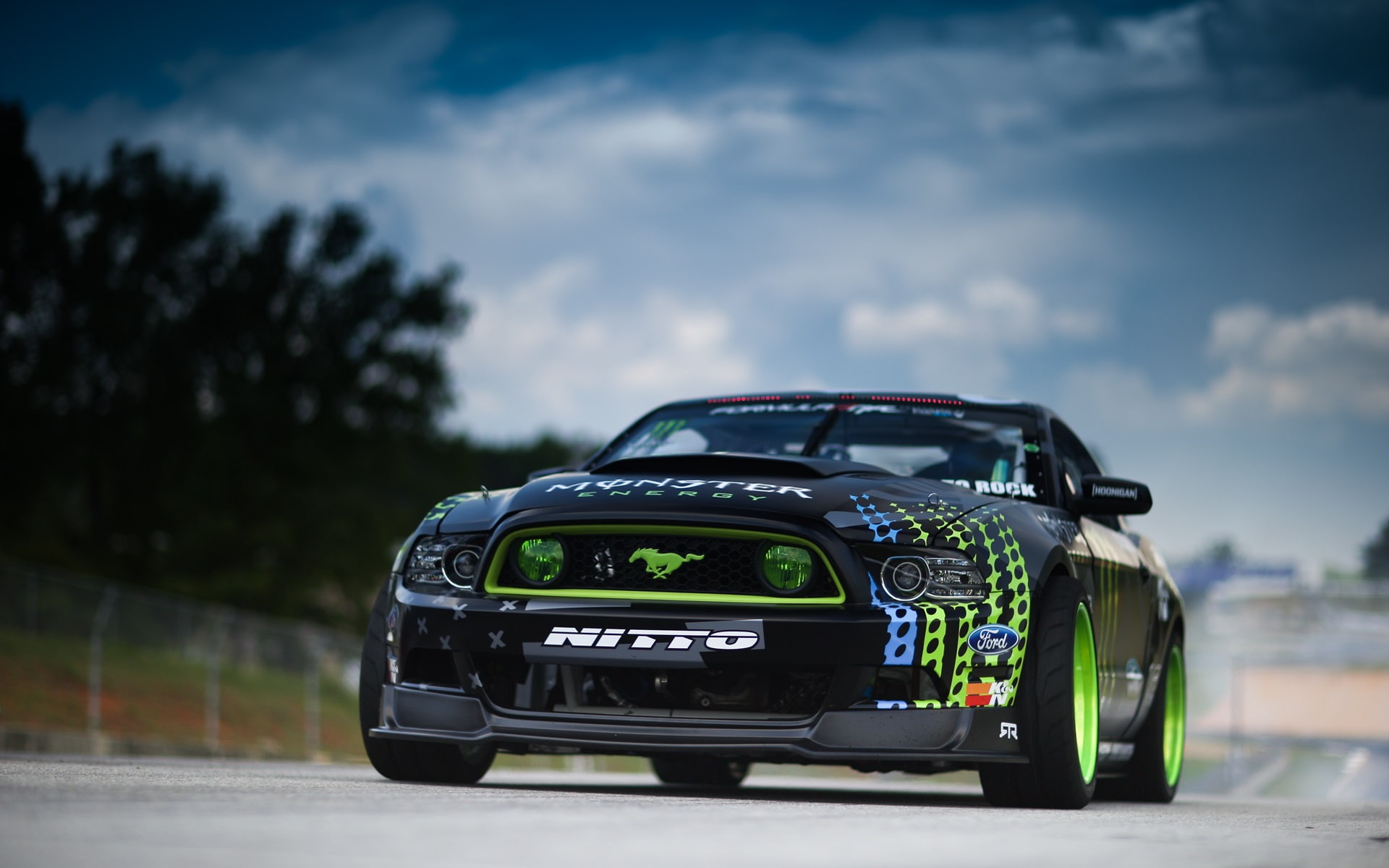x, Supercar, 1080P, Drift, Ford, Mustang, Formula, rtr, HD Wallpaper