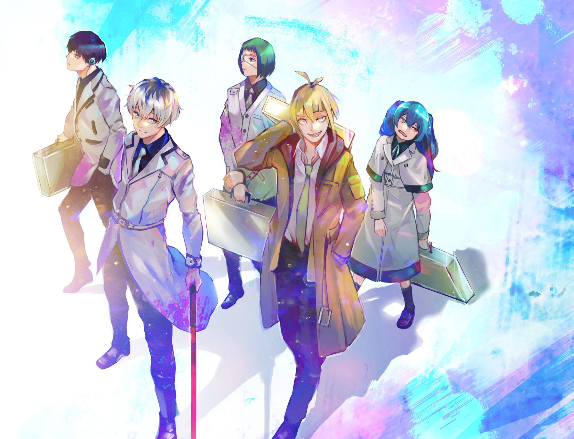 melo, kyuba, saiko, quinx, fanart, squad, haise, mutsuki, sasaki, pixiv, kuki, urie, 1080P, ginshi, tooru, from, tokyo, yonebayashi, shirazu, kushure, HD Wallpaper
