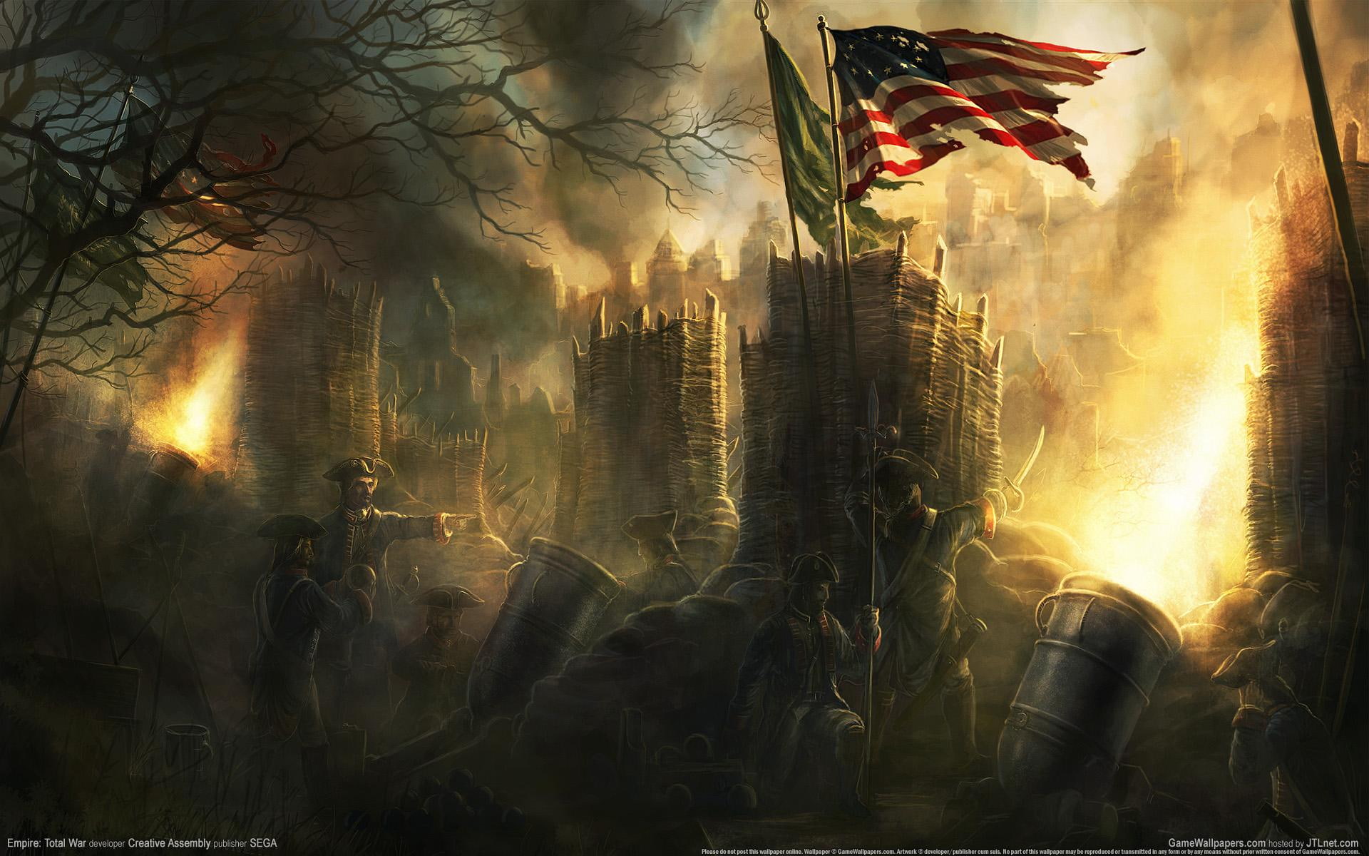games, poster, 1080P, american, game, soldier, war, total, empire, HD Wallpaper