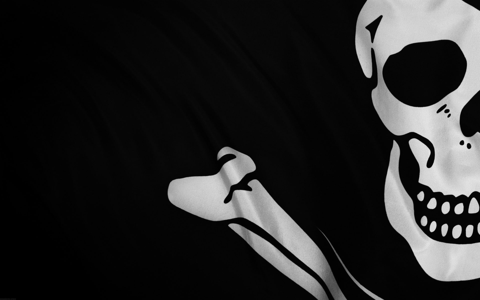 1080P, flag, pirates, HD Wallpaper