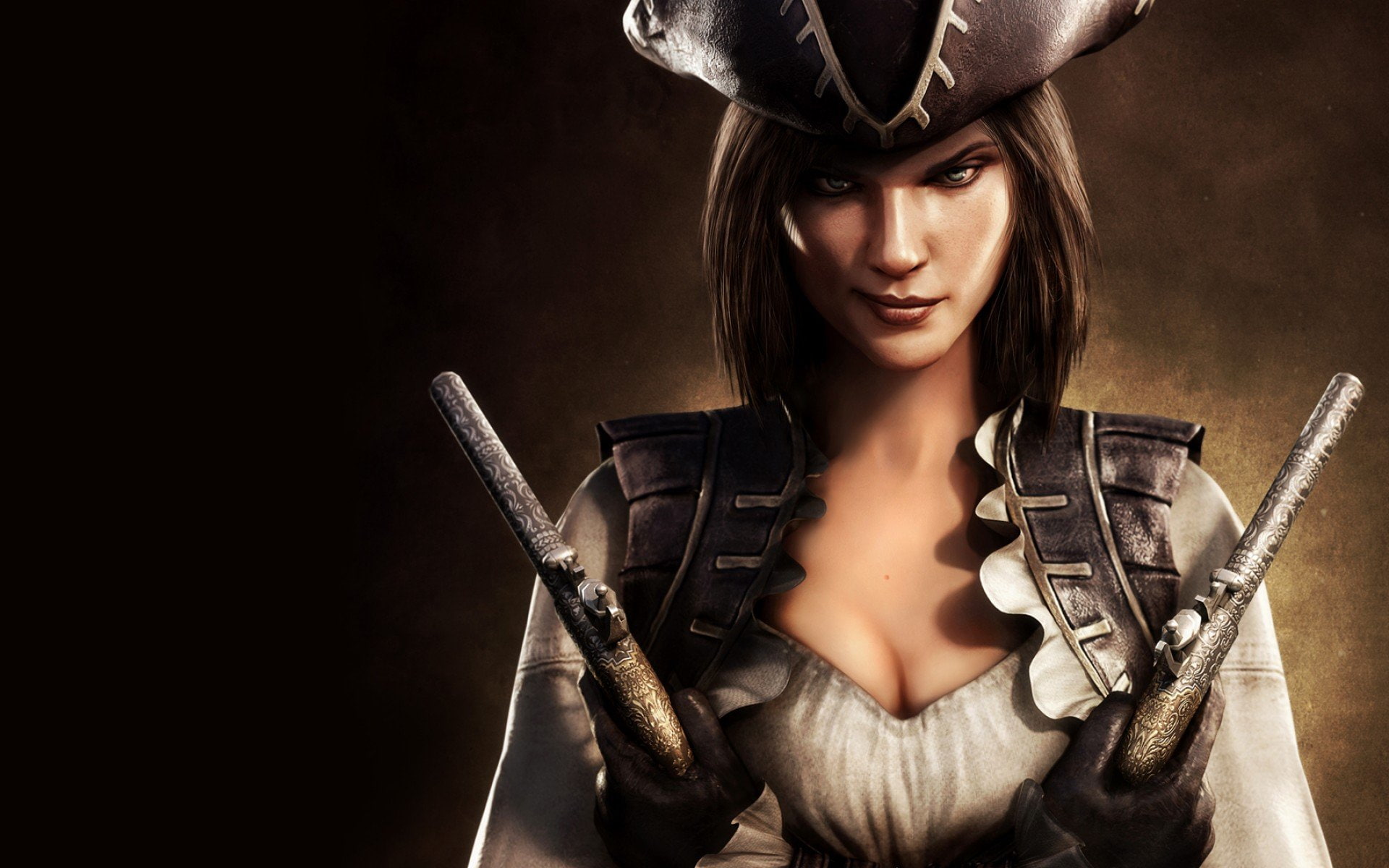 pirate, flag, adventure, 1080P, fighting, fantasy, stealth, creed, assassins, black, action, HD Wallpaper