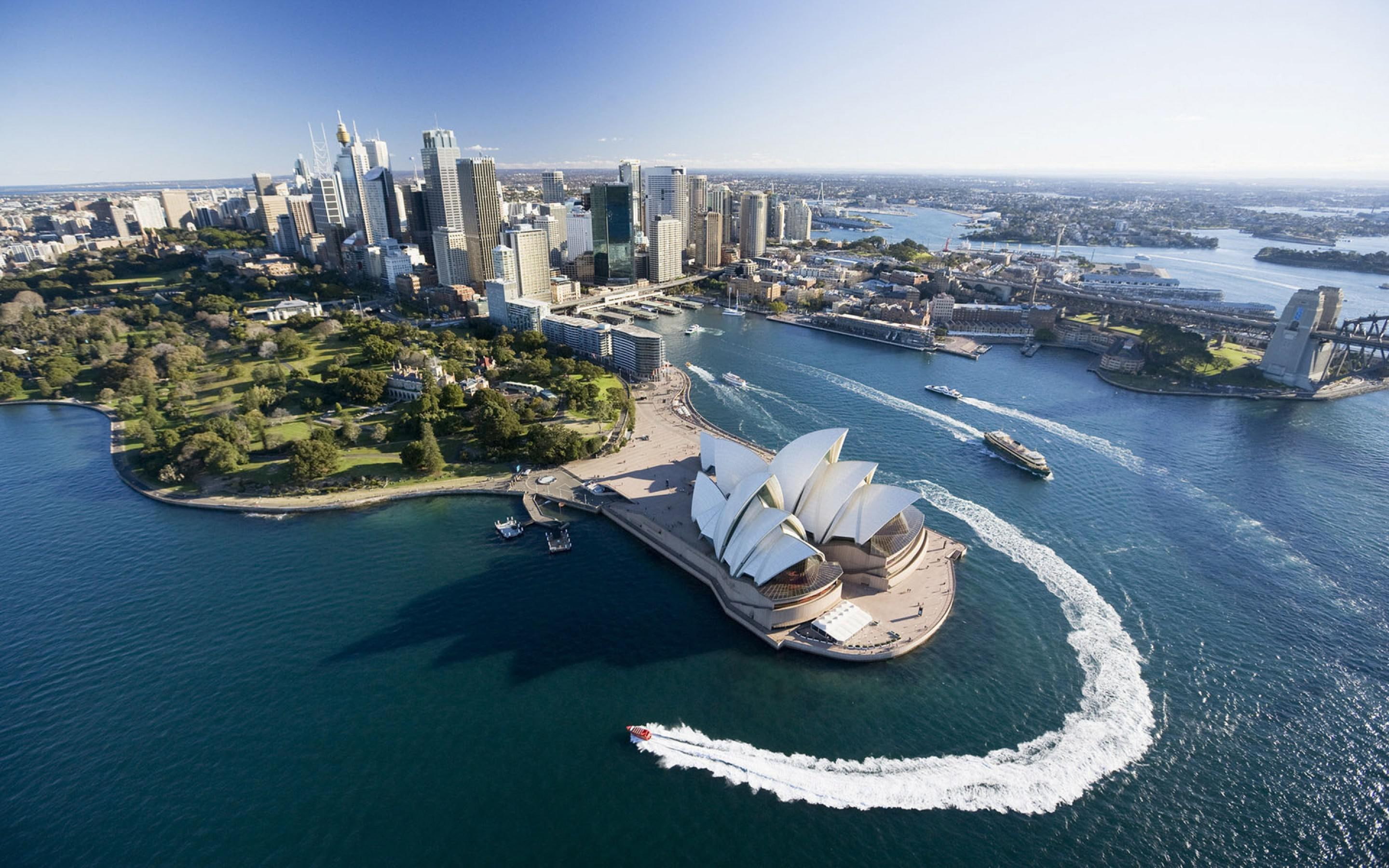 opera, house, 2K, city, australia, water, view, beautiful, sydney, country, HD Wallpaper