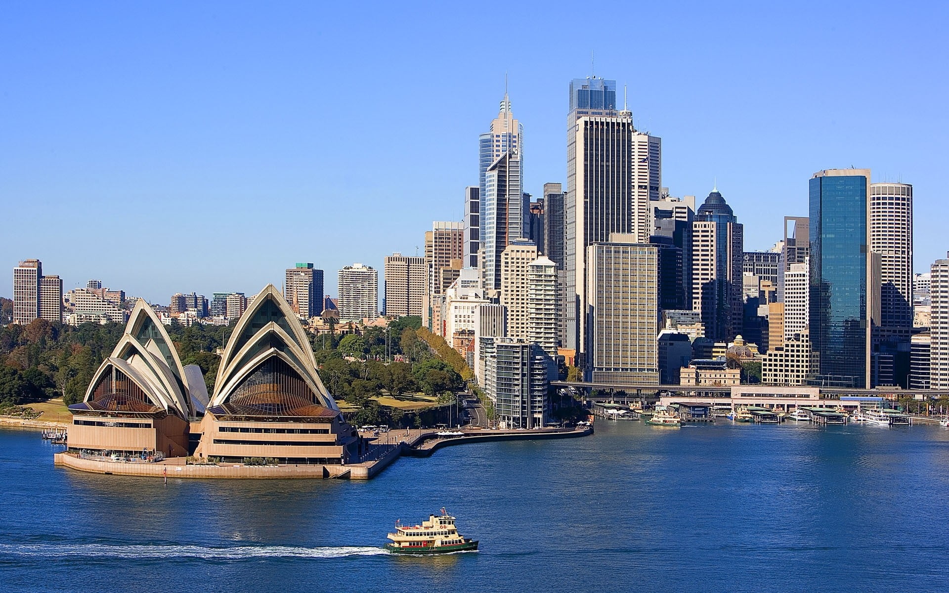 ocean, travel Destinations, skyscraper, nature, modern, landscape, urban Scene, harbor, travel, tourism, sea, australia, urban Skyline, city, river, architecture, HD Wallpaper