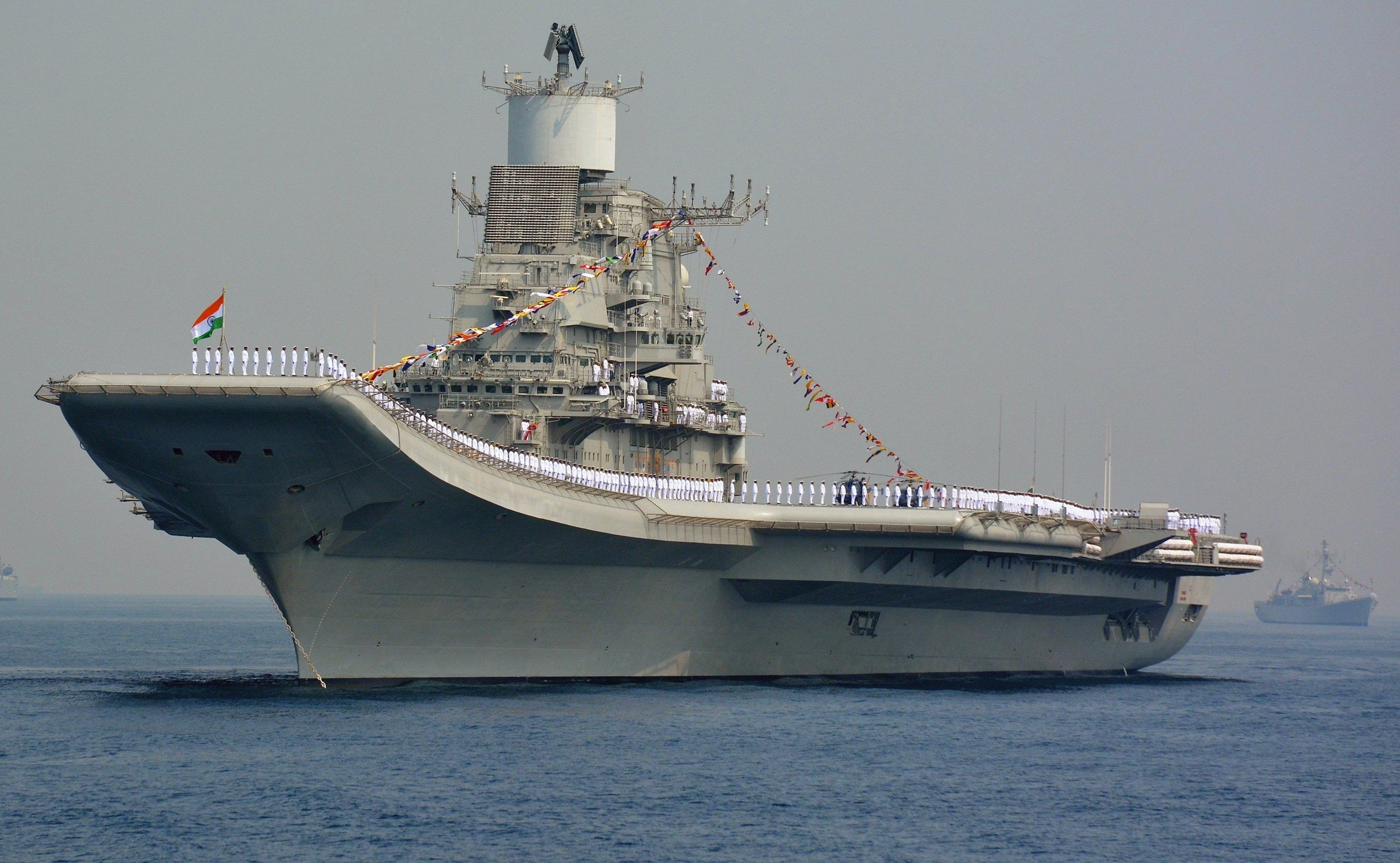 ins vikramaditya, indian, 2K, Navy, HD Wallpaper