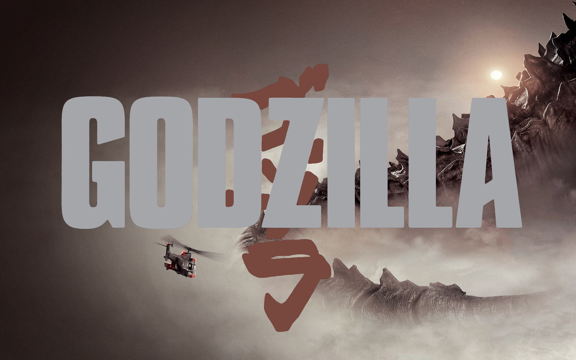 tail, helicopter, movies, godzilla, giant, poster, 1080P, hd, HD Wallpaper