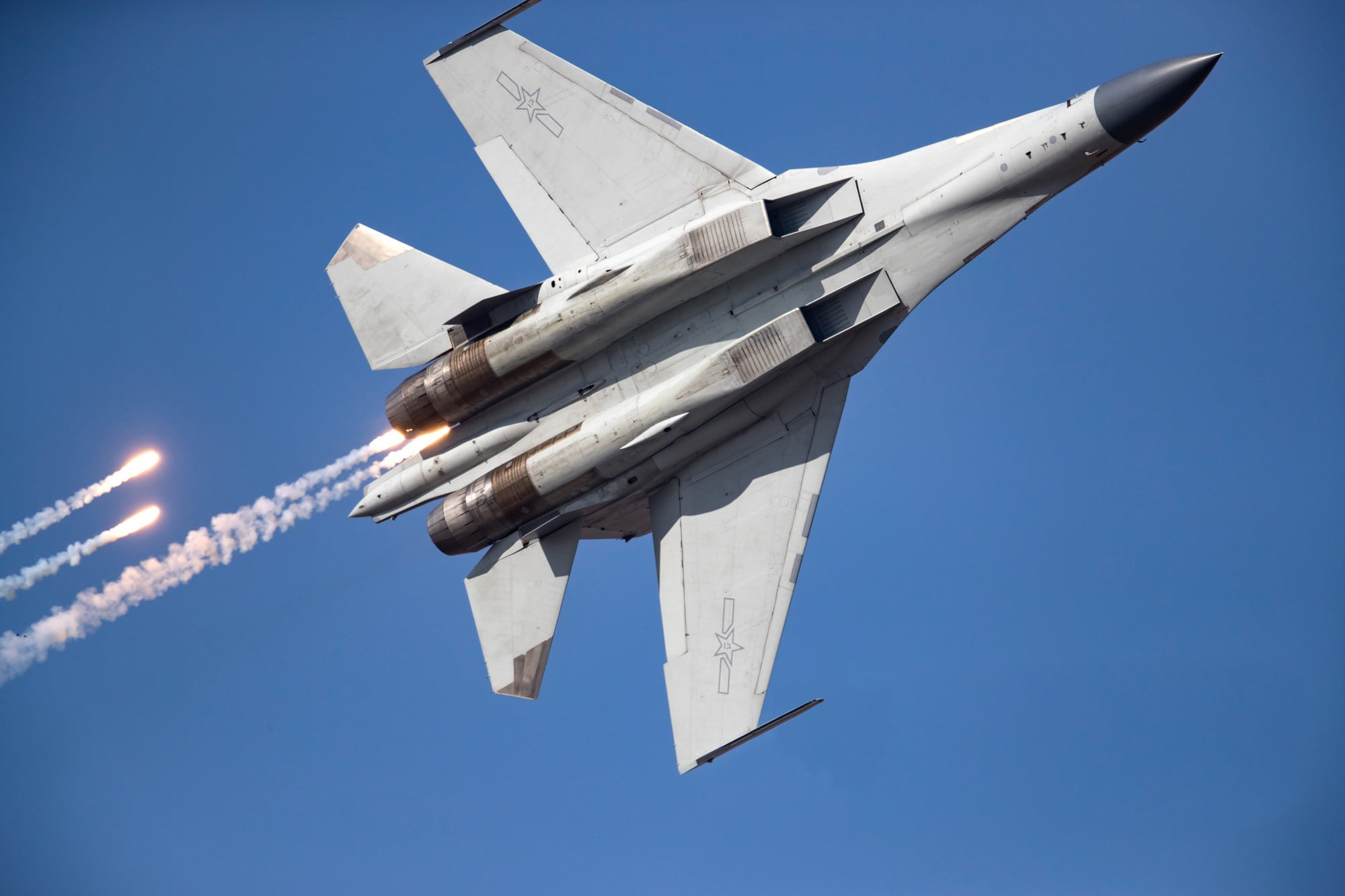 LTC, Fighter, 1080P, Shenyang J-16, Changchun Airshow 2019, AIR FORCE CHINA, HD Wallpaper