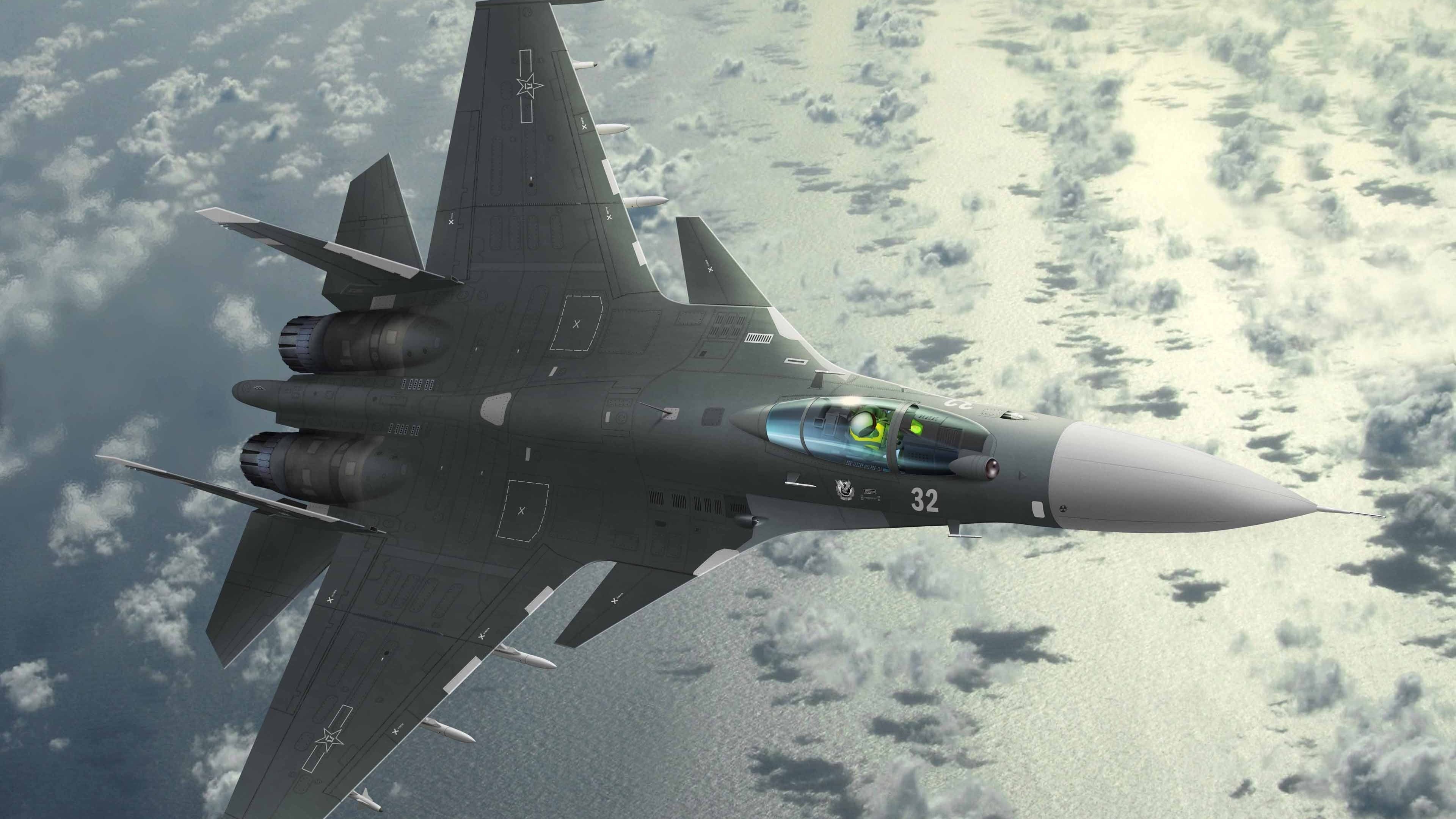 plane, 4K, gray, air force, China, fighter aircraft, Shenyang J-15, white, jet, China army, HD Wallpaper