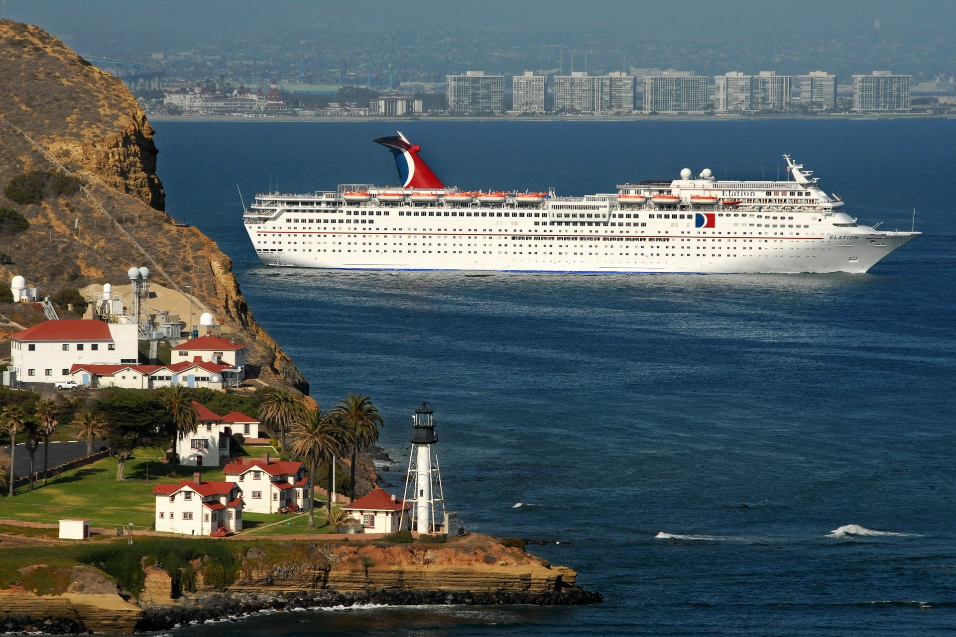 ferry, 1080P, vehicle, cruise ship, ship, HD Wallpaper