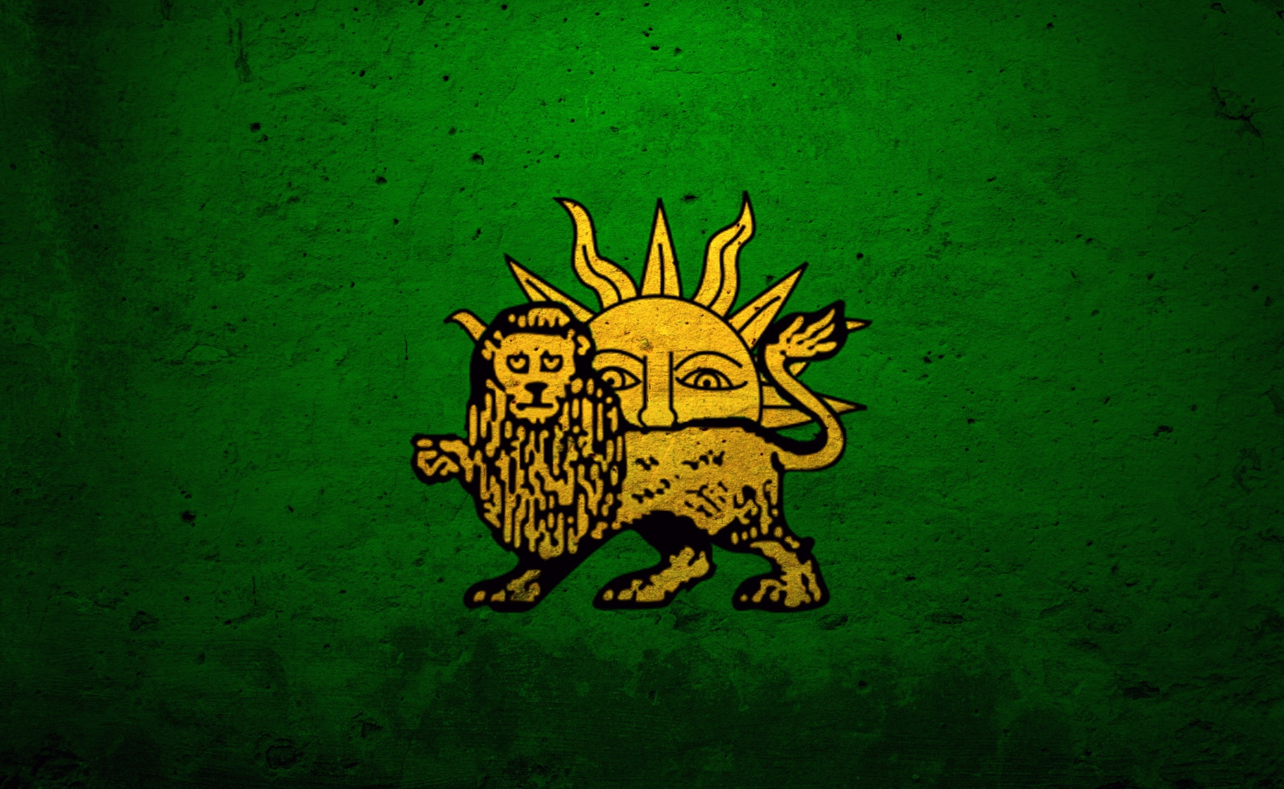 craft, animal wildlife, animal, evil, wall - building feature, 2K, architecture, lion, green color, indoors, Grunge, Safavid, representation, close-up, HD Wallpaper