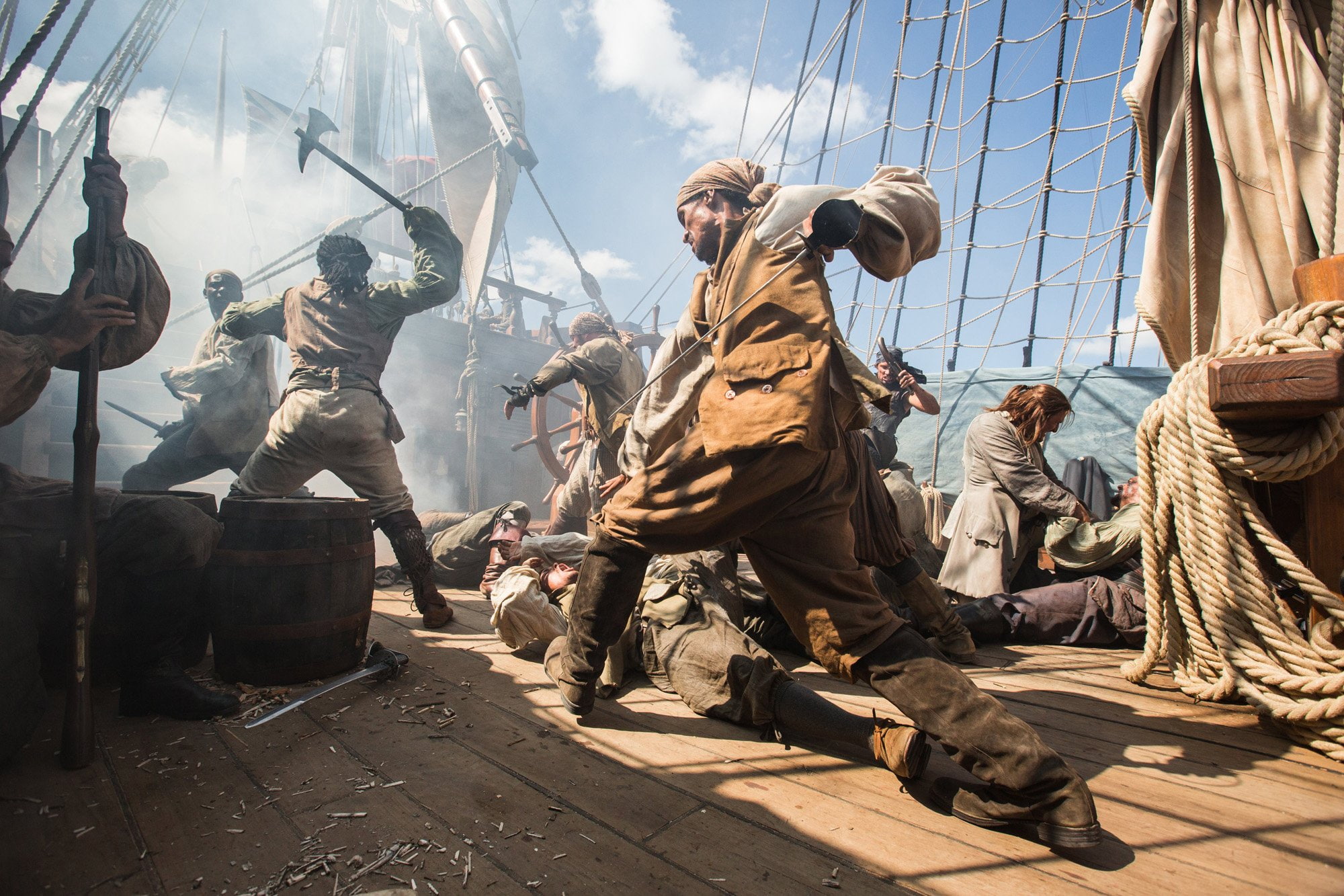 series, adventure, fantasy, pirates, sails, black, starz, television, 1080P, drama, pirate, HD Wallpaper