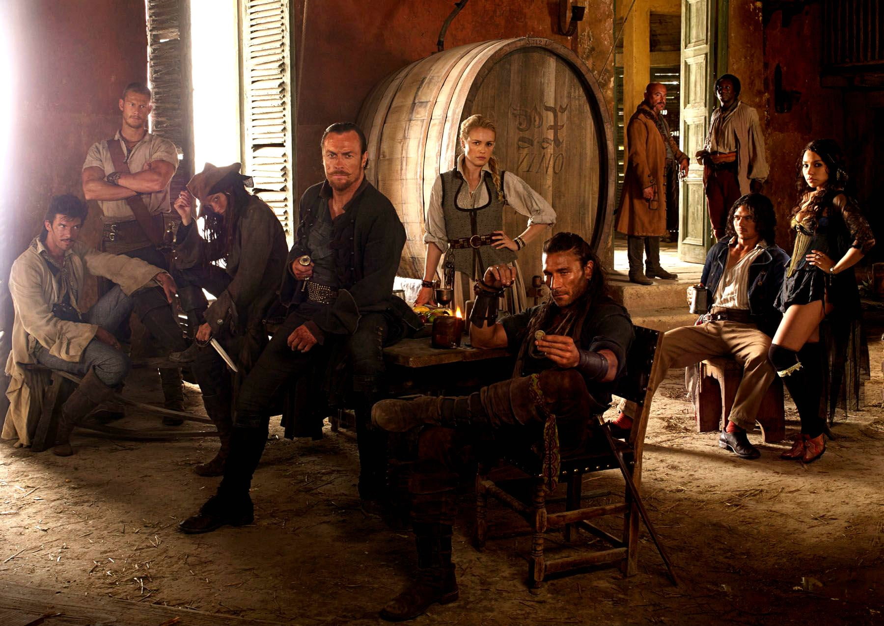 black, fantasy, adventure, television, series, pirate, pirates, drama, 720P, starz, sails, HD Wallpaper