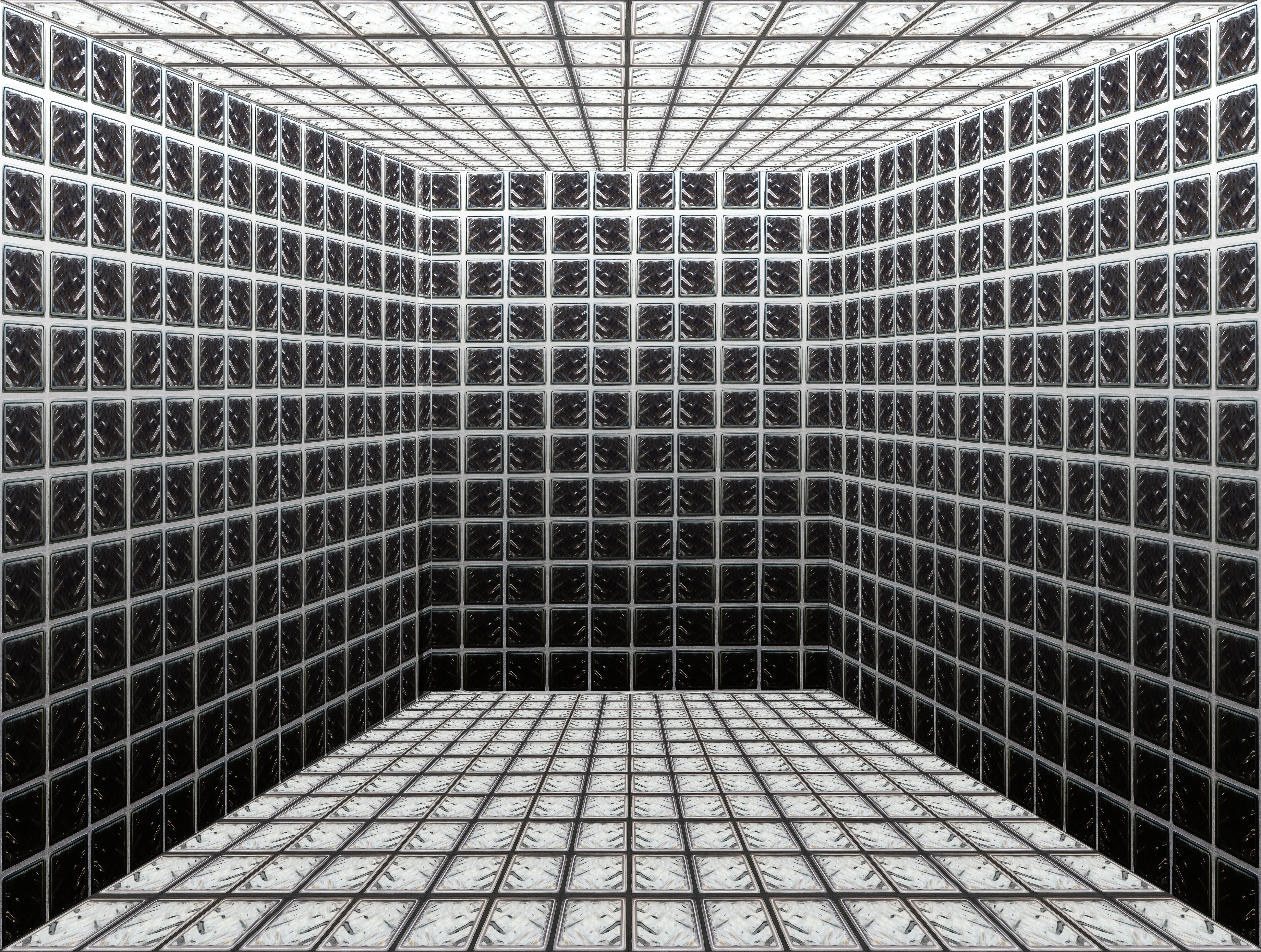 ceiling, no People, flooring, painted, graphic, direction, repetition, tile, indoors, Space, absence, tiled floor, building, pattern, Background, stage, HD Wallpaper