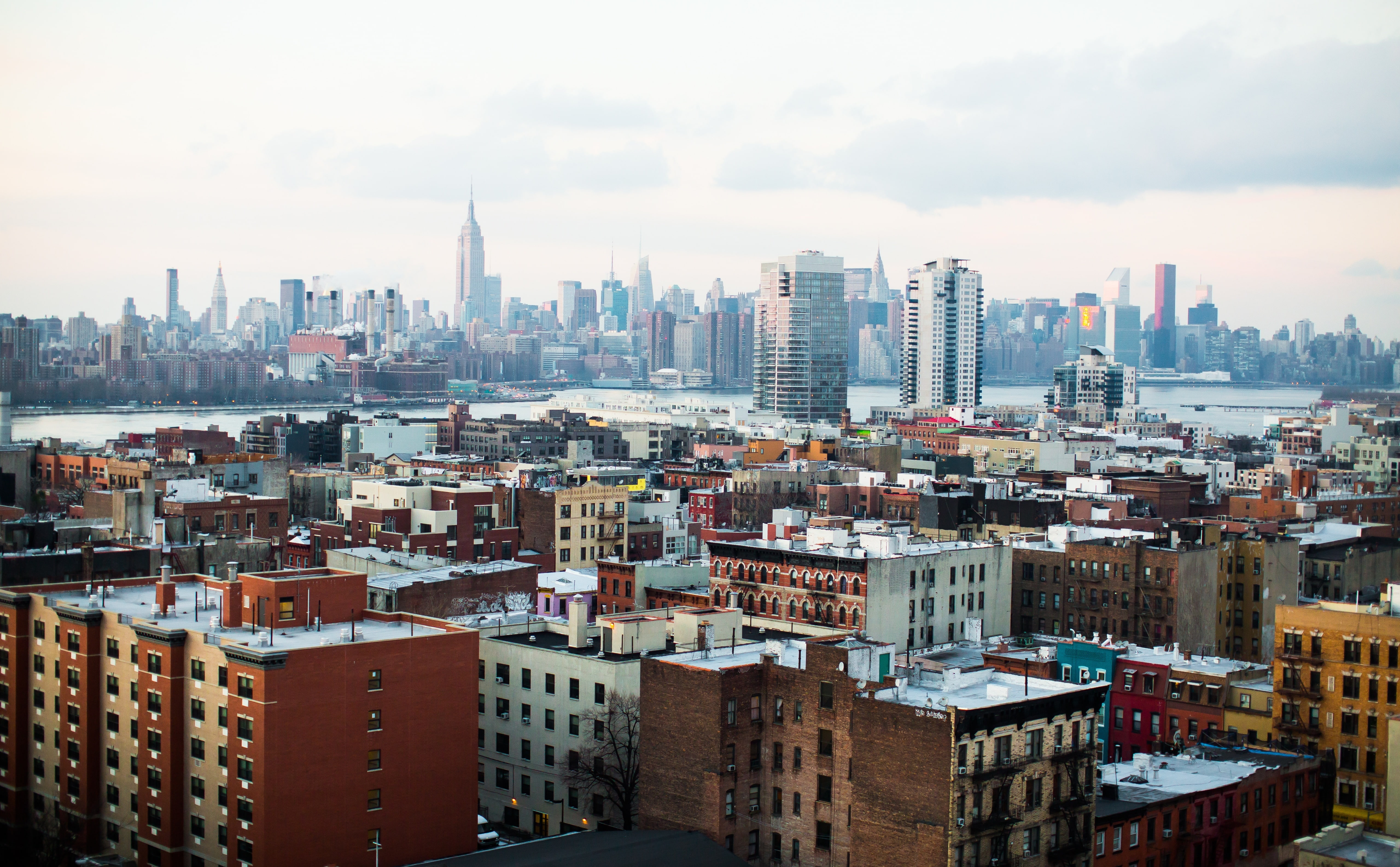 crowded, settlement, York, tear, State, landscape, building exterior, built structure, day, tall - high, sky, Brooklyn, nature, cloud - sky, architecture, HD Wallpaper