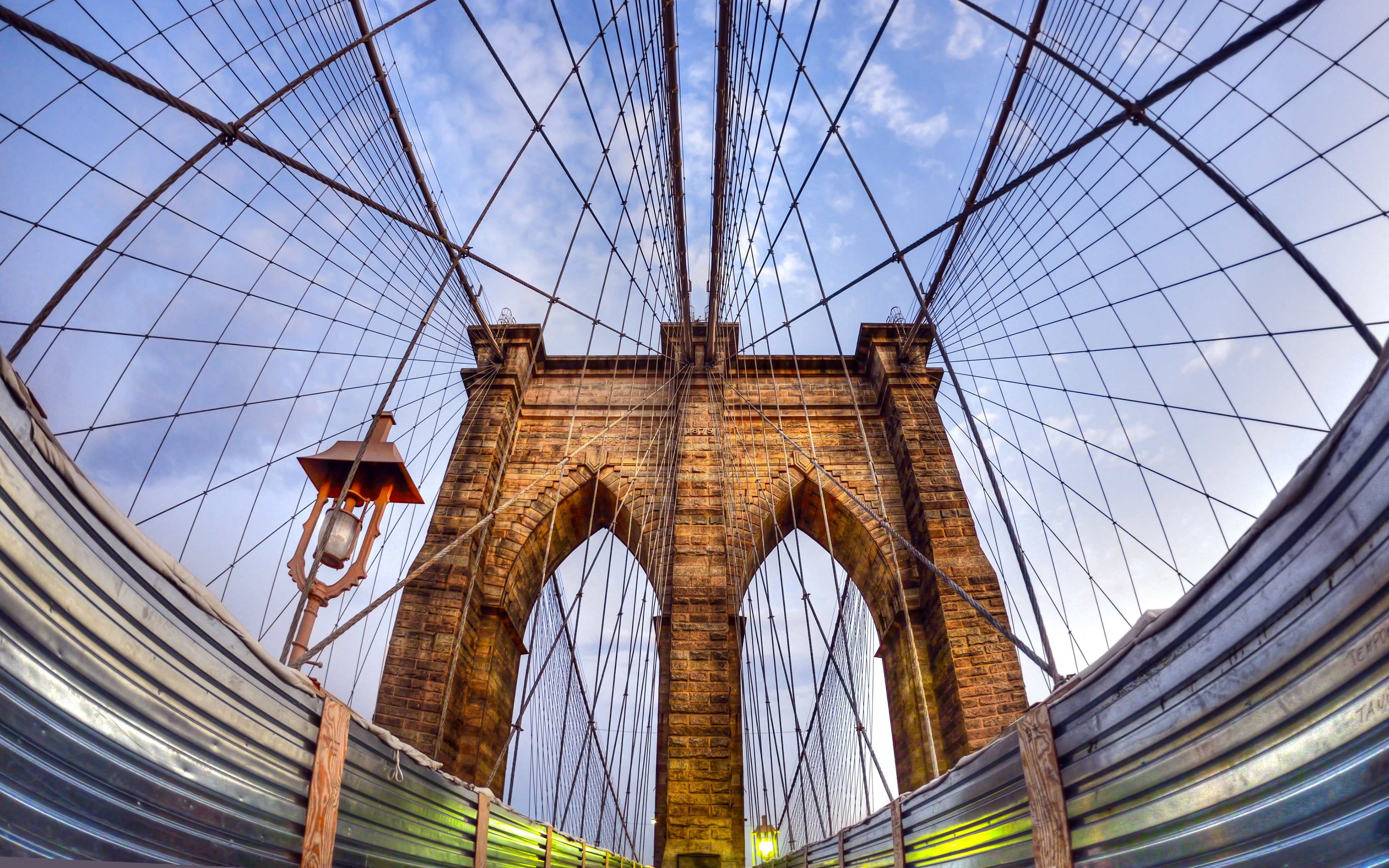 architecture, engineering, nature, suspension bridge, brooklynnewyork, travel destinations, built structure, newyork, bridge - man made structure, connection, HD Wallpaper