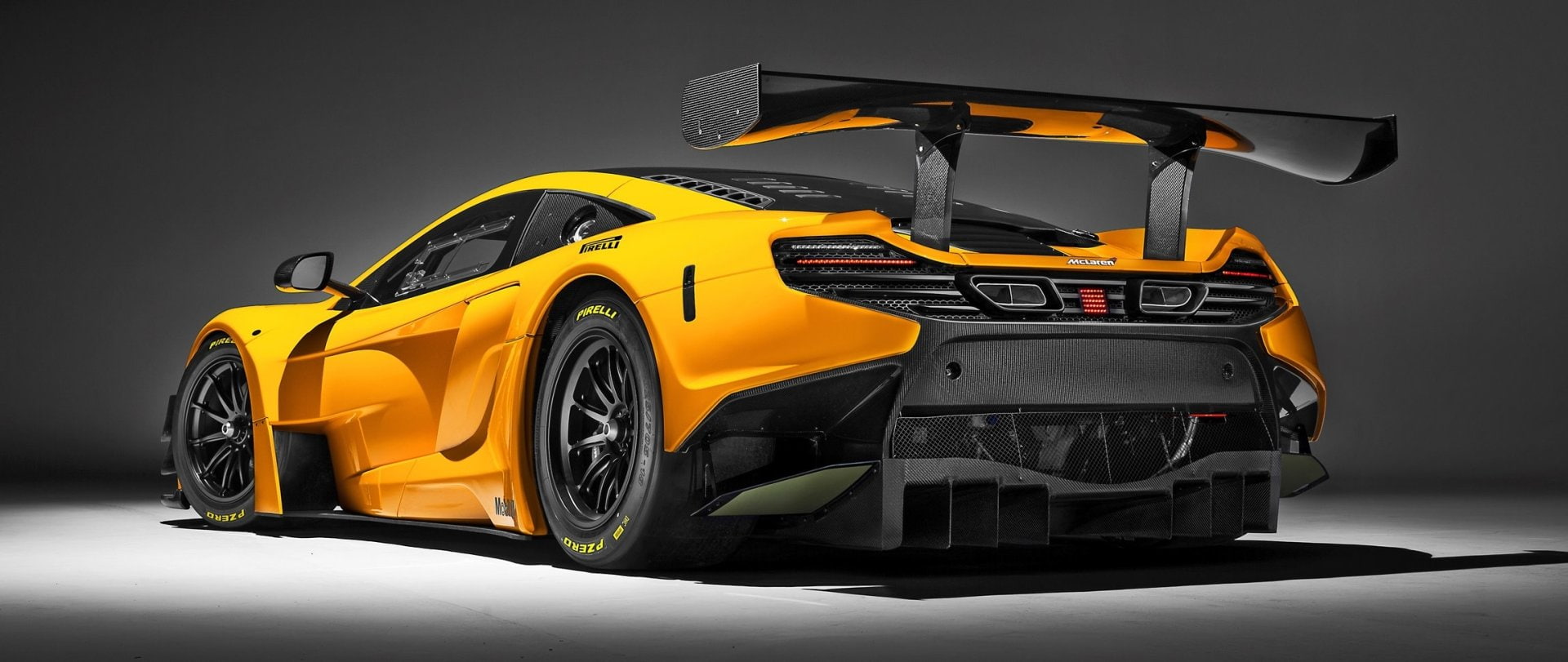 gray background, black color, cut out, McLaren, preparation, yellow, personal land vehicle, sport, taxi, Supercar, auto racing, 1080P, industry, Vehicle, HD Wallpaper