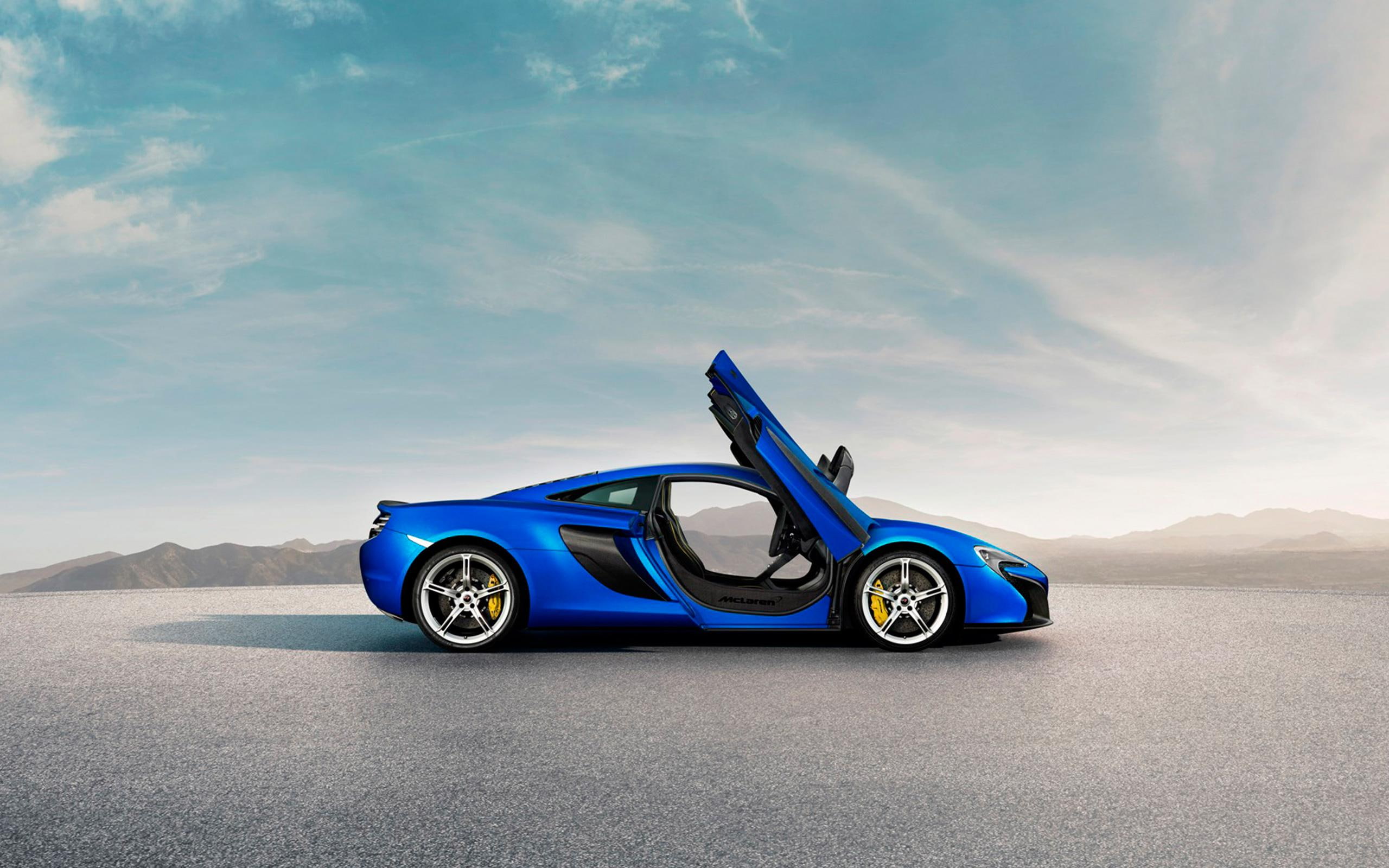 2015, cars, blue, s, coupe, sports, 650s, mclaren, 2K, car, HD Wallpaper