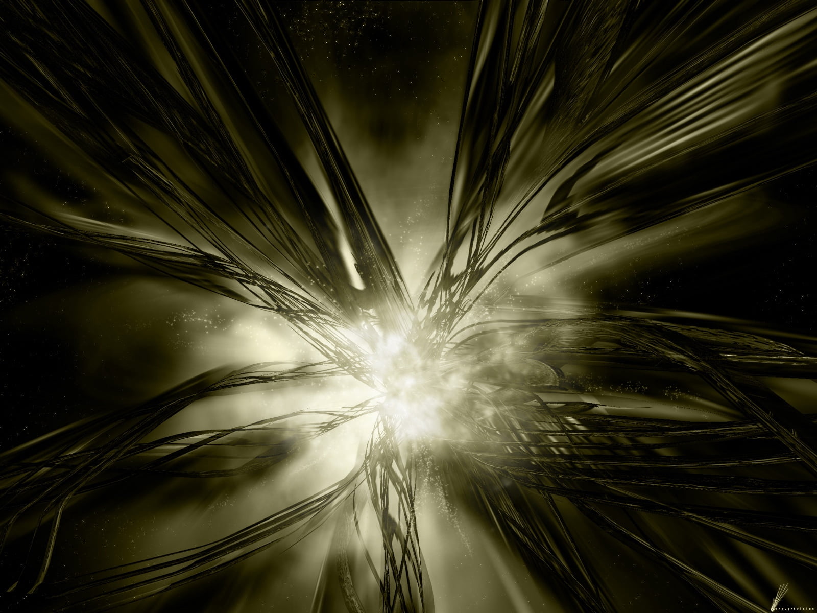 exploding, pattern, abstract, rays, beauty in nature, illuminated, digital, low angle view, bright, night, yellow, dark, shreds, celebration, white, blurred Motion, HD Wallpaper
