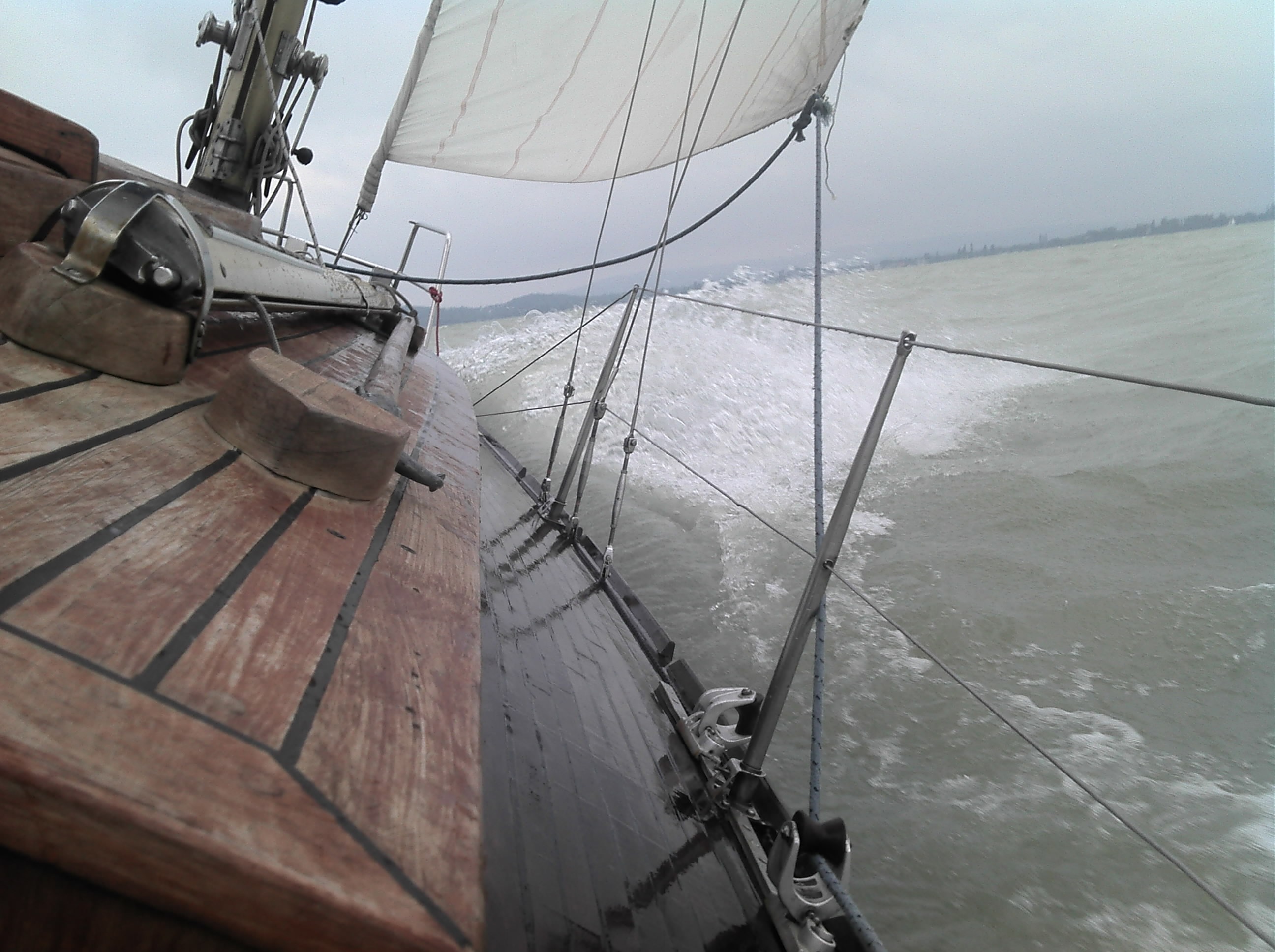 nature, transportation, sailing, scenics - nature, windy, mode of transportation, horizon over water, rigging, day, wind, sail, no people, nautical Vessel, HD Wallpaper