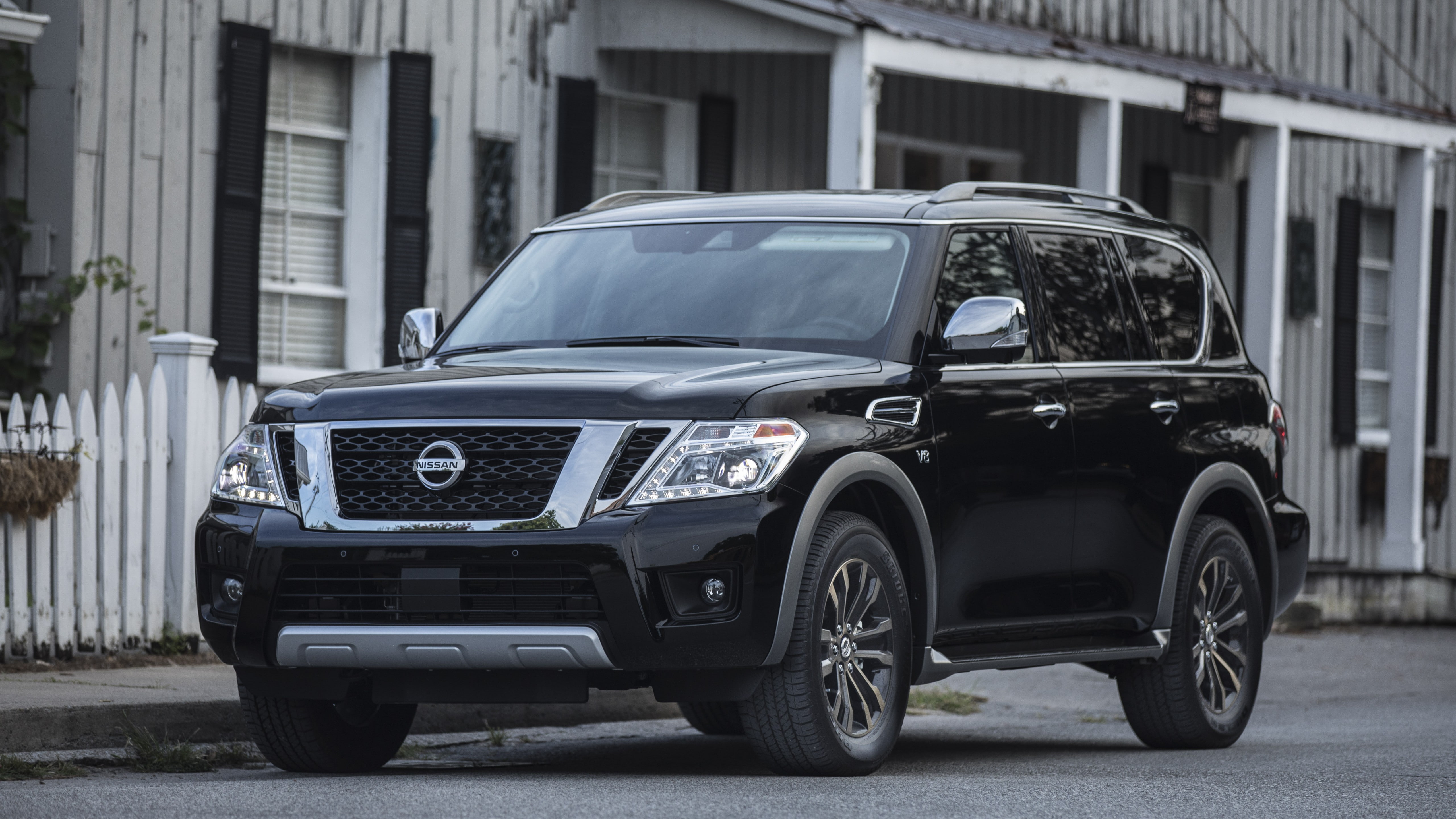 2018 Cars, SUV, 6K, 4K, Nissan Armada Platinum, 5K, HD Wallpaper