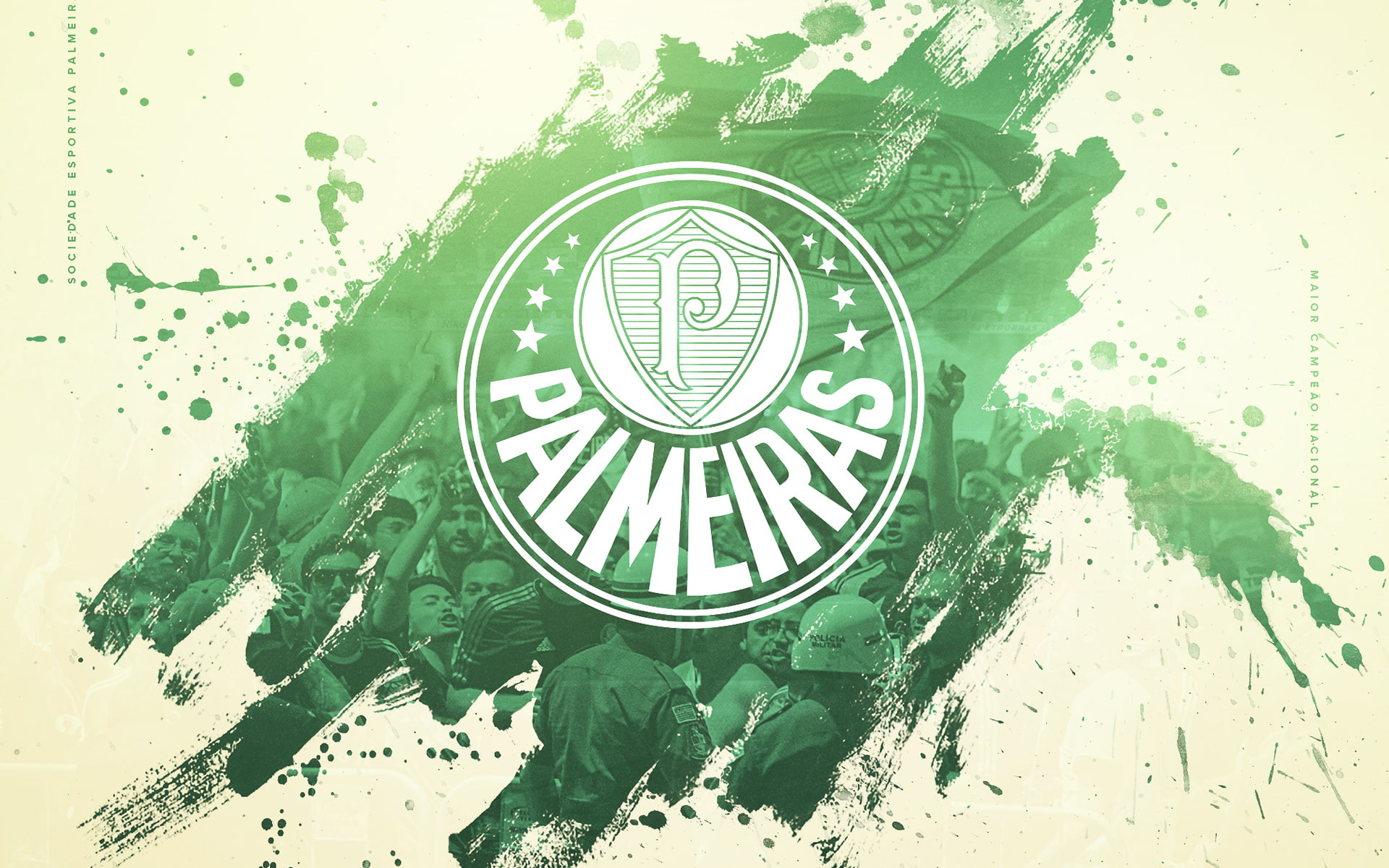 Sociedade Esportiva Palmeiras, 1080P, Soccer, Logo, HD Wallpaper