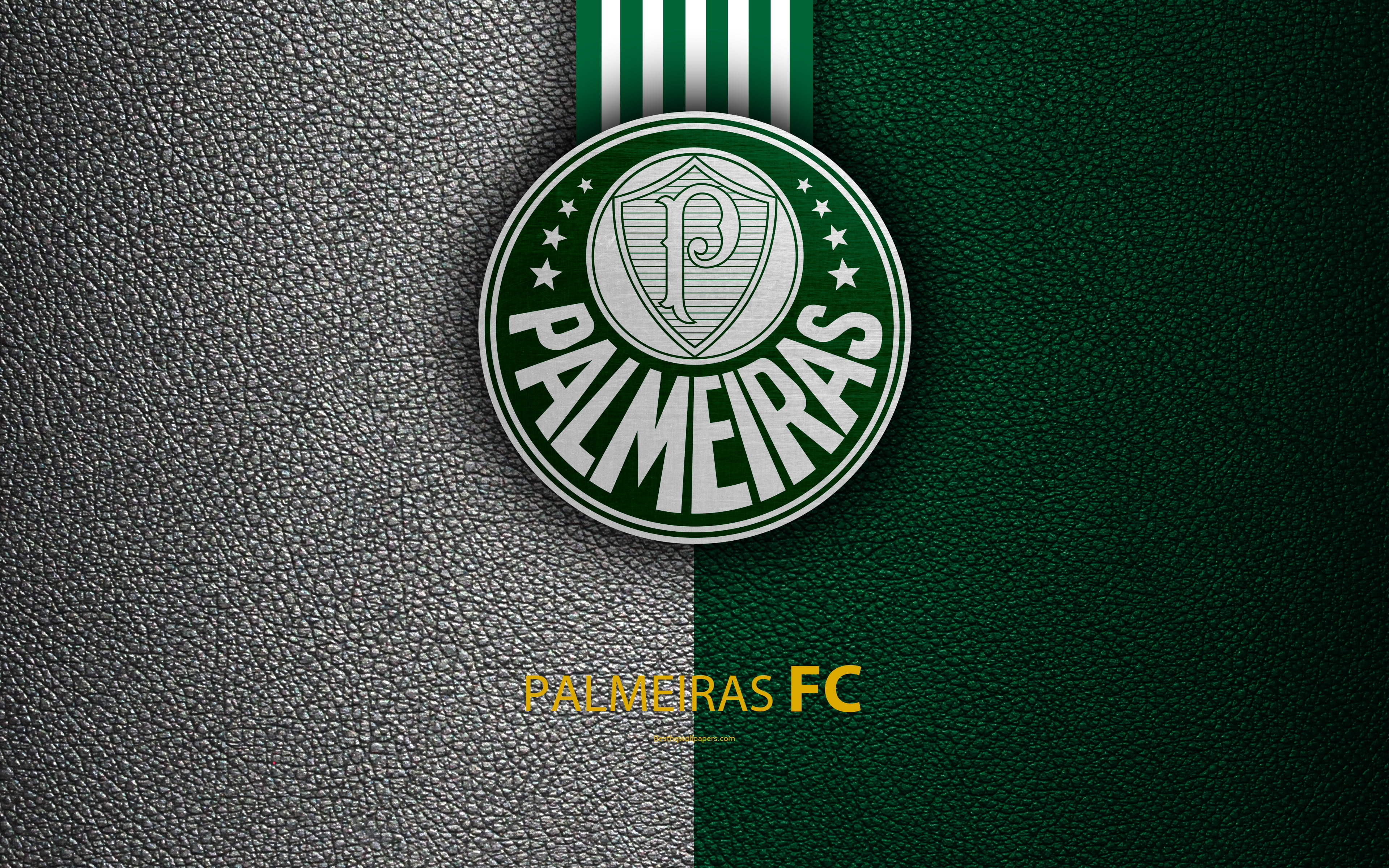 4K, Soccer, Sociedade Esportiva Palmeiras, Logo, HD Wallpaper