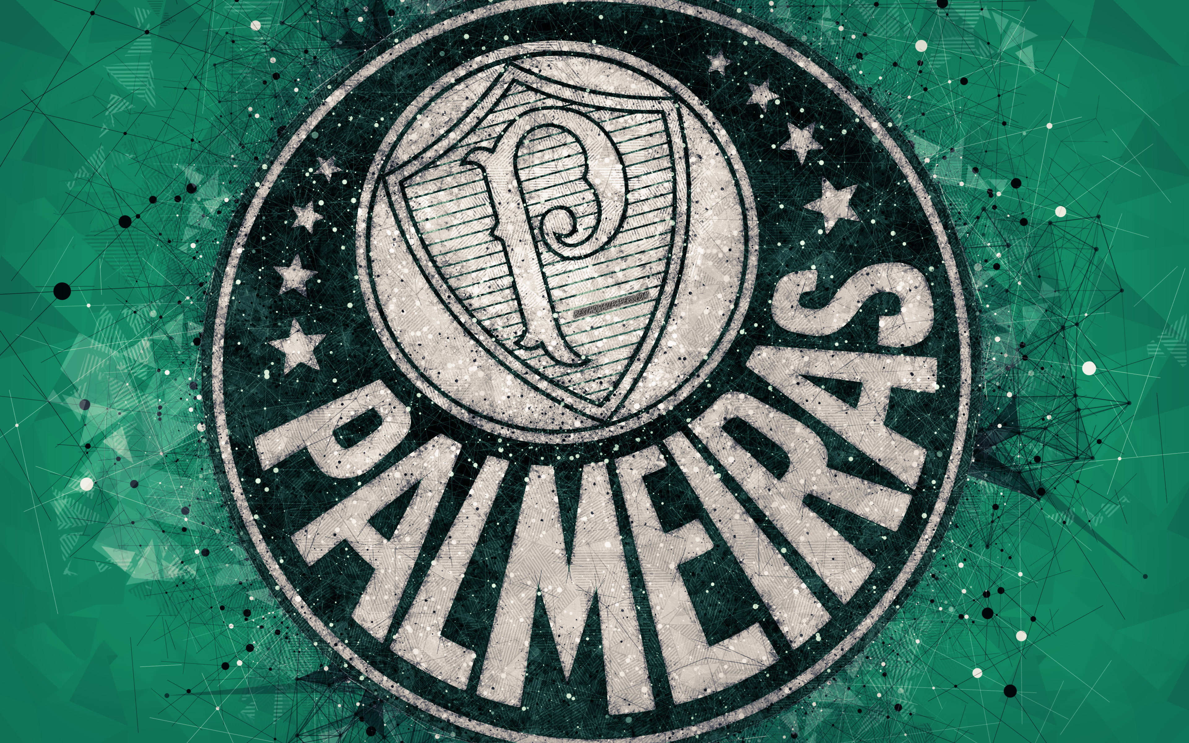 Sociedade Esportiva Palmeiras, Logo, Soccer, 4K, HD Wallpaper