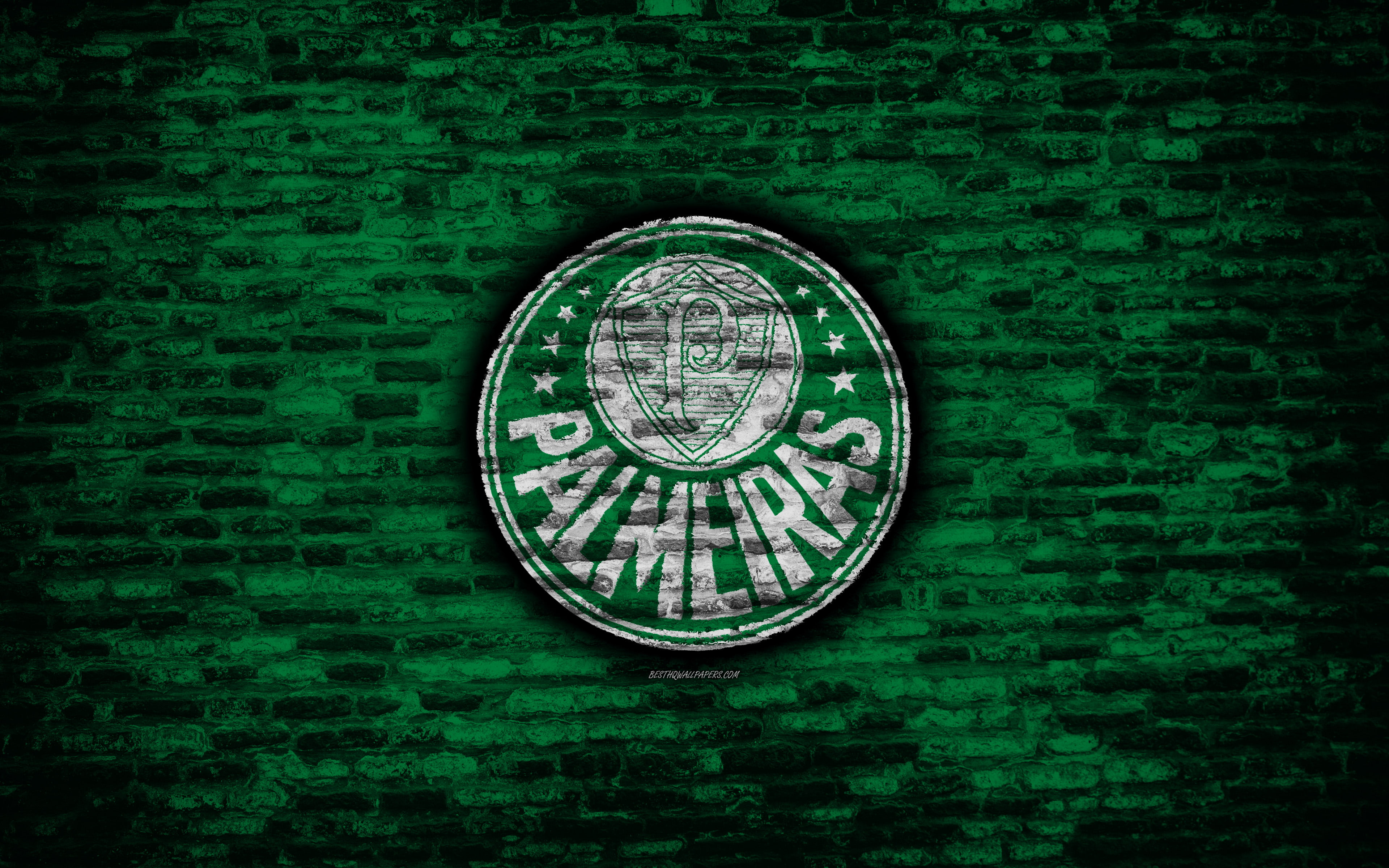 4K, Sociedade Esportiva Palmeiras, Soccer, Logo, HD Wallpaper
