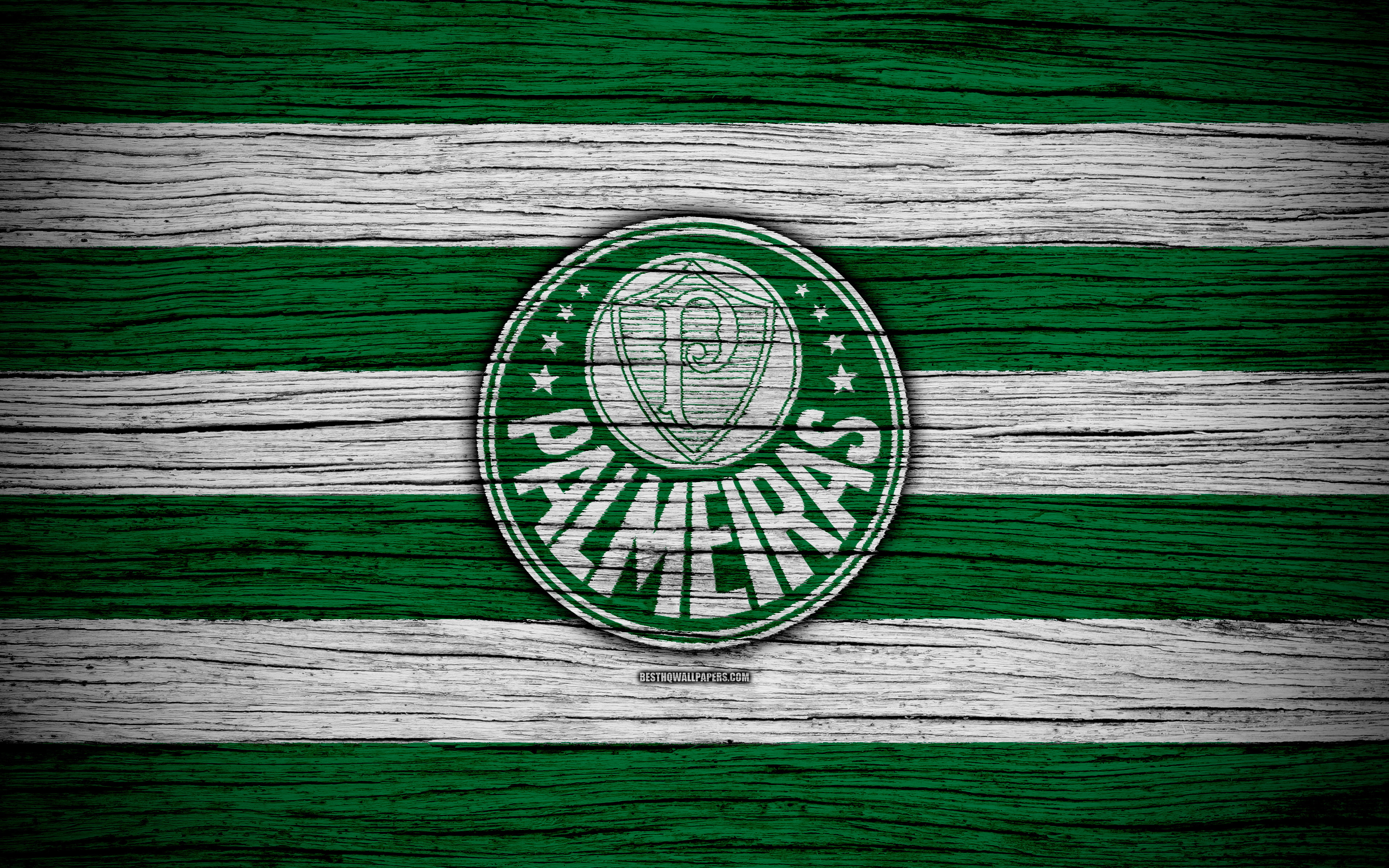 Soccer, Logo, Sociedade Esportiva Palmeiras, 4K, HD Wallpaper