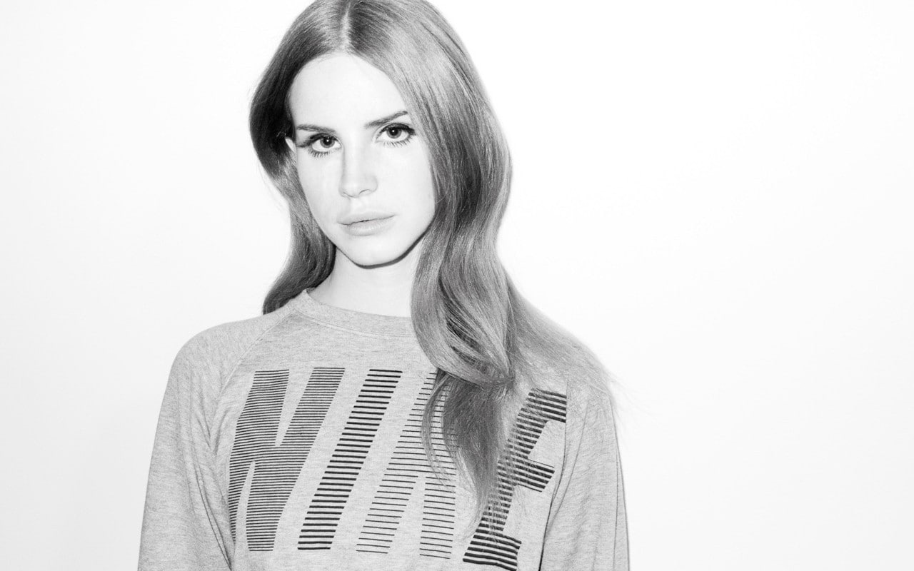 women, 720P, Lana Del Rey, monochrome, HD Wallpaper