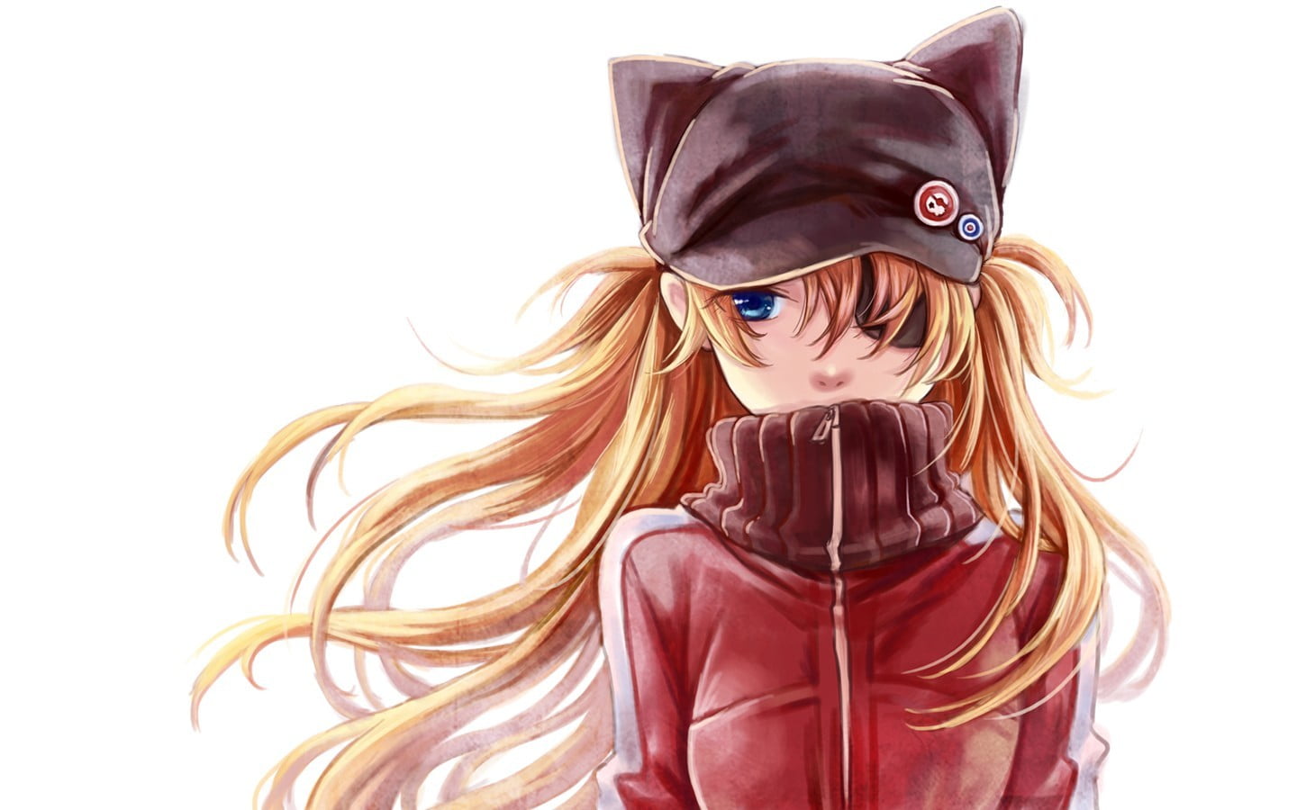 720P, females, wind, portrait, women, Asuka Langley Soryu, hairstyle, cut out, leisure activity, real people, anime girls, child, clothing, front view, HD Wallpaper