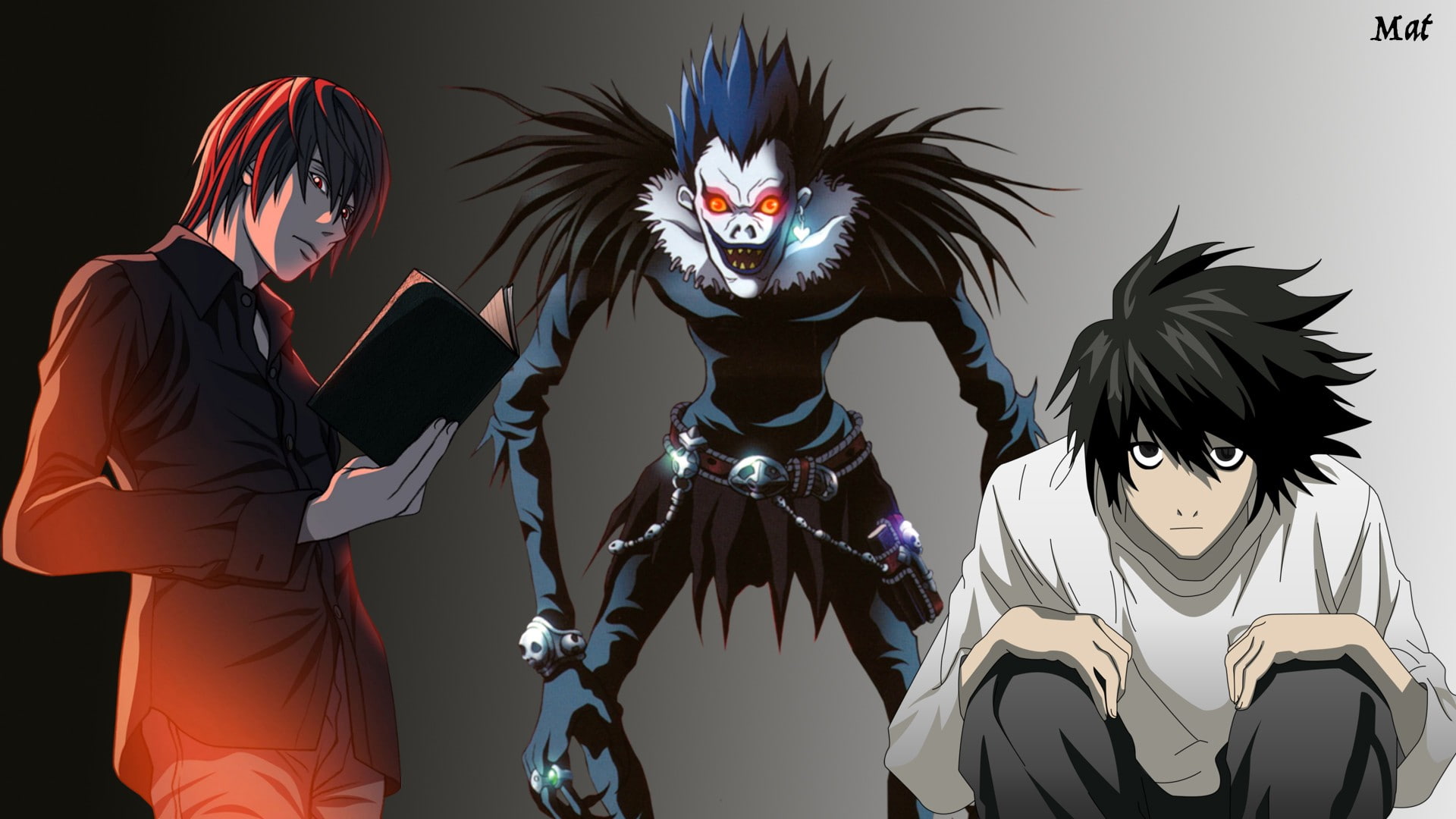 death note, look, 1080P, hand, death, note, anime, HD Wallpaper