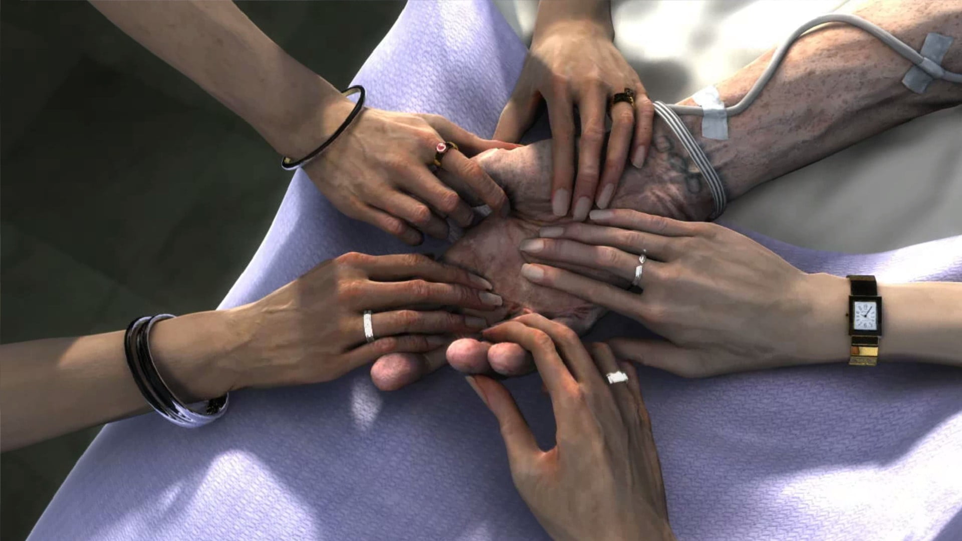 human hand, finger, close-up, video games, high angle view, real people, human body part, teamwork, hands, bonding, BioShock, hand, cooperation, death, HD Wallpaper