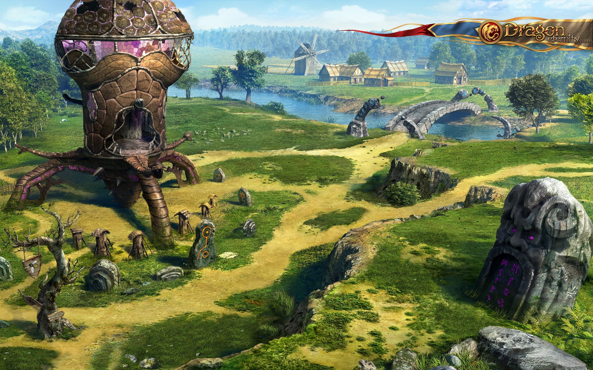 mmo, rpg, eternity, dragon, poster, platform, fantasy, online, fighting, 1deternity, 1080P, HD Wallpaper