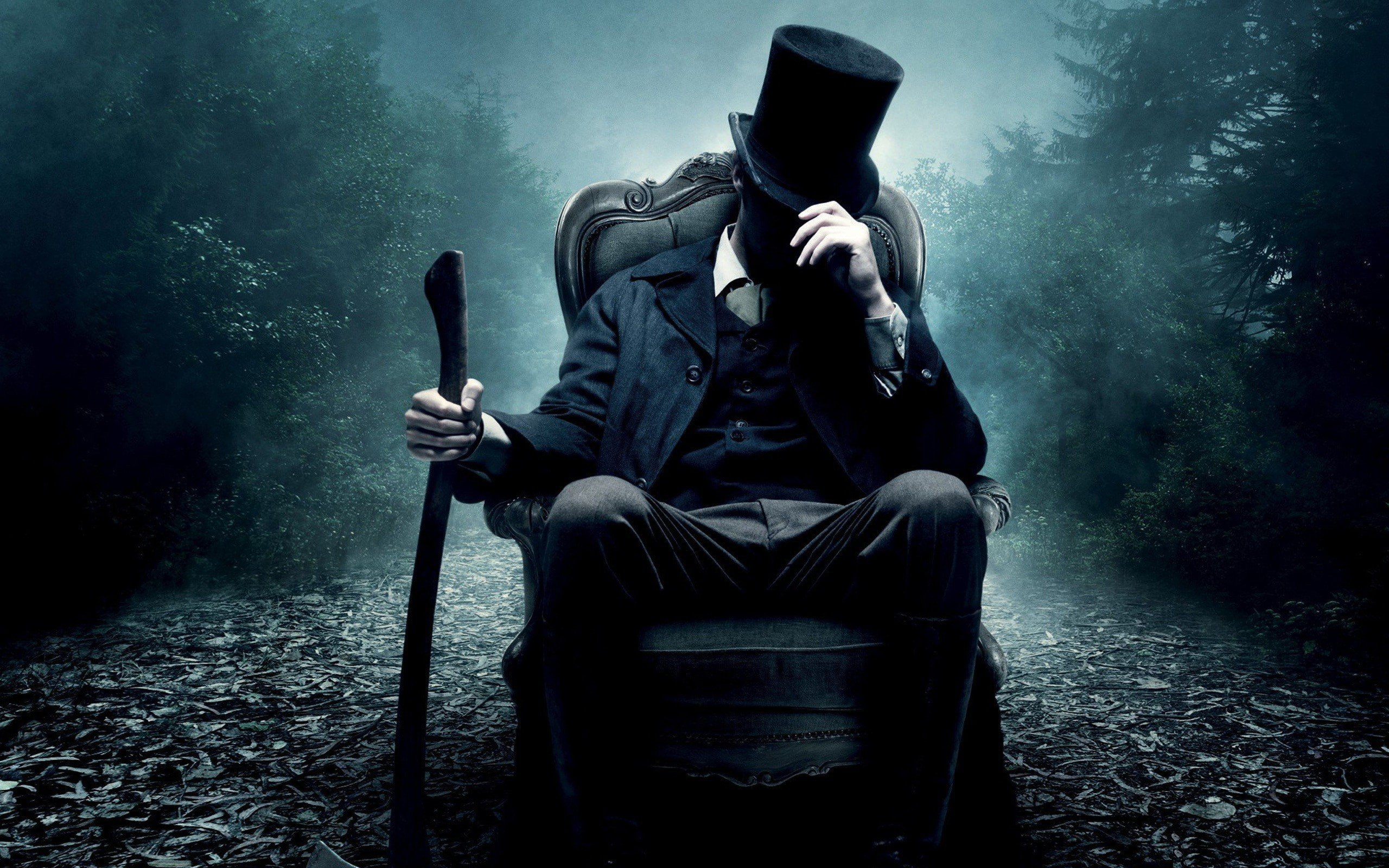 abraham, hd, 2K, entertainment, 2560x1600 px, x, art, funny, hunter, px, Abraham Lincoln: Vampire Hunter, lincoln, vampire, HD Wallpaper