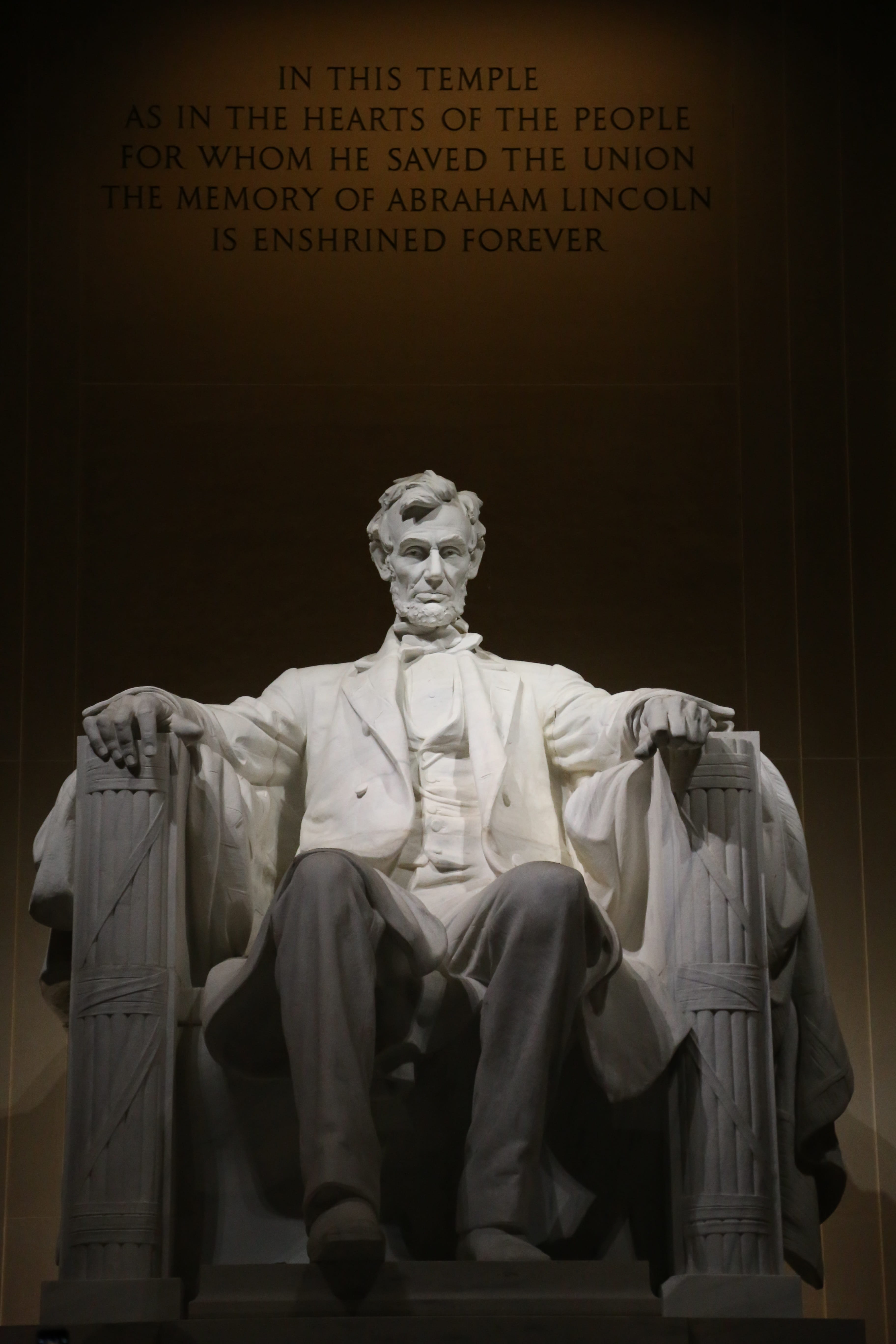 creativity, dc, washington, the past, human representation, lincoln president of the temple, travel destinations, history, 5K, united states, government, Phone HD Wallpaper